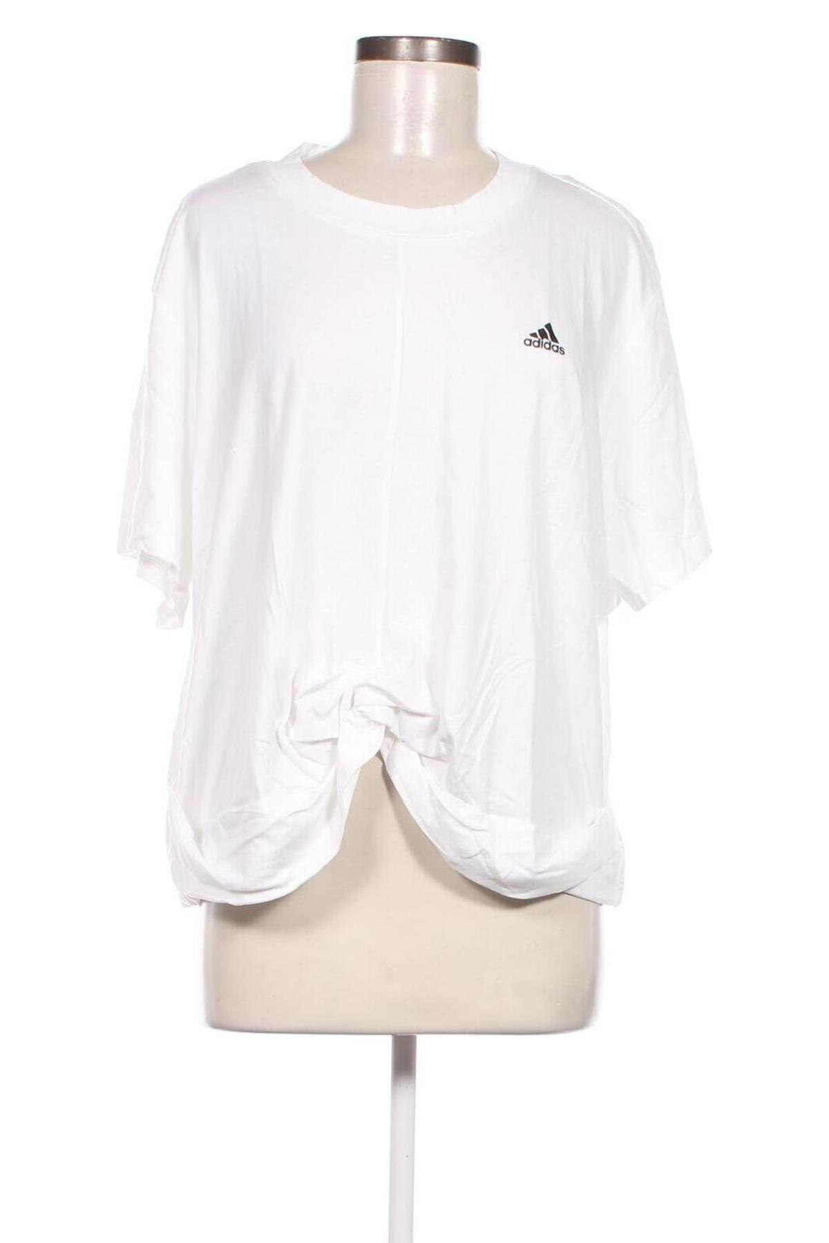 Damen T-Shirt Adidas, Größe XXL, Farbe Weiß, Preis € 31,96