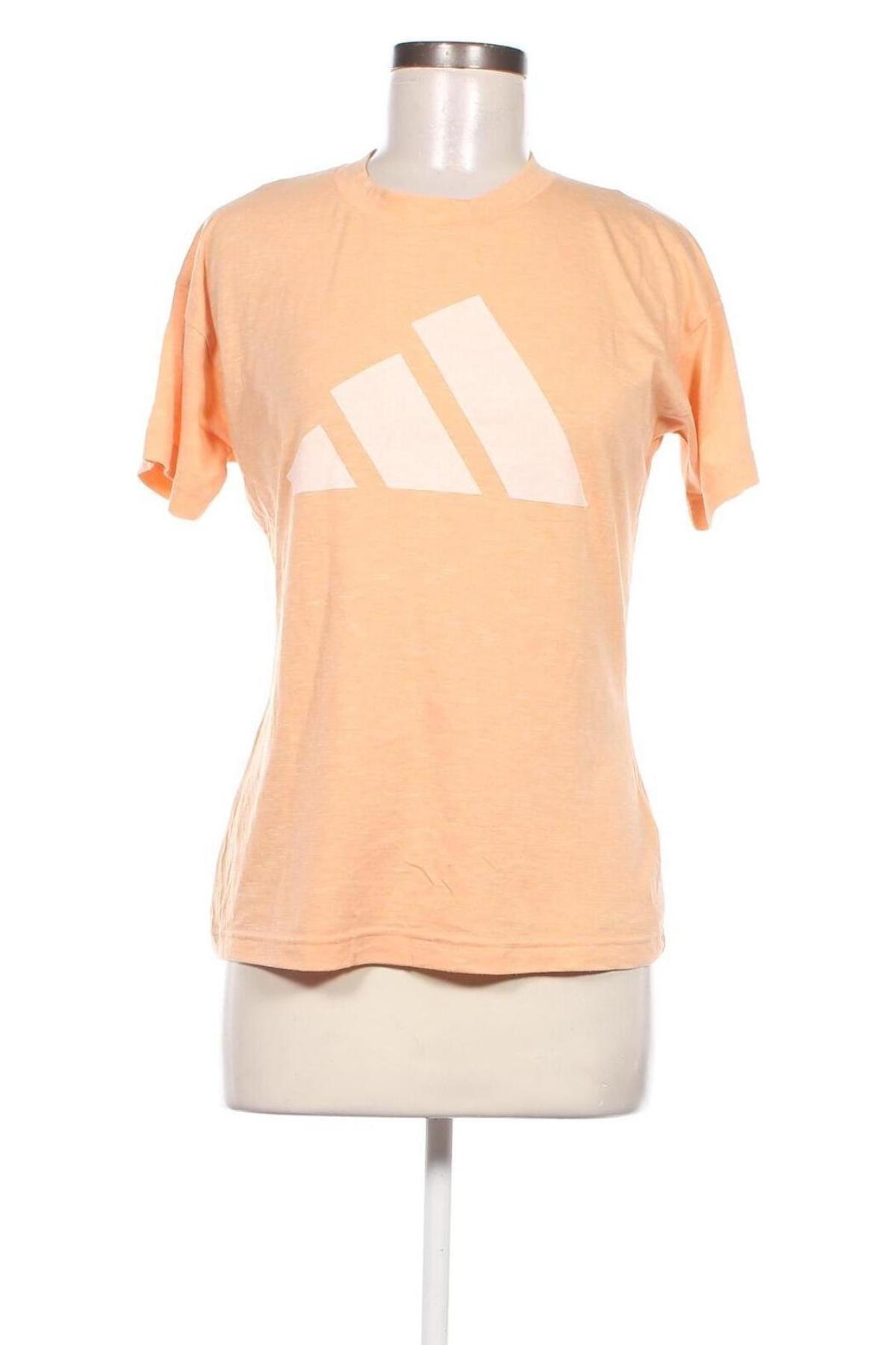 Damski T-shirt Adidas, Rozmiar S, Kolor Pomarańczowy, Cena 86,36 zł