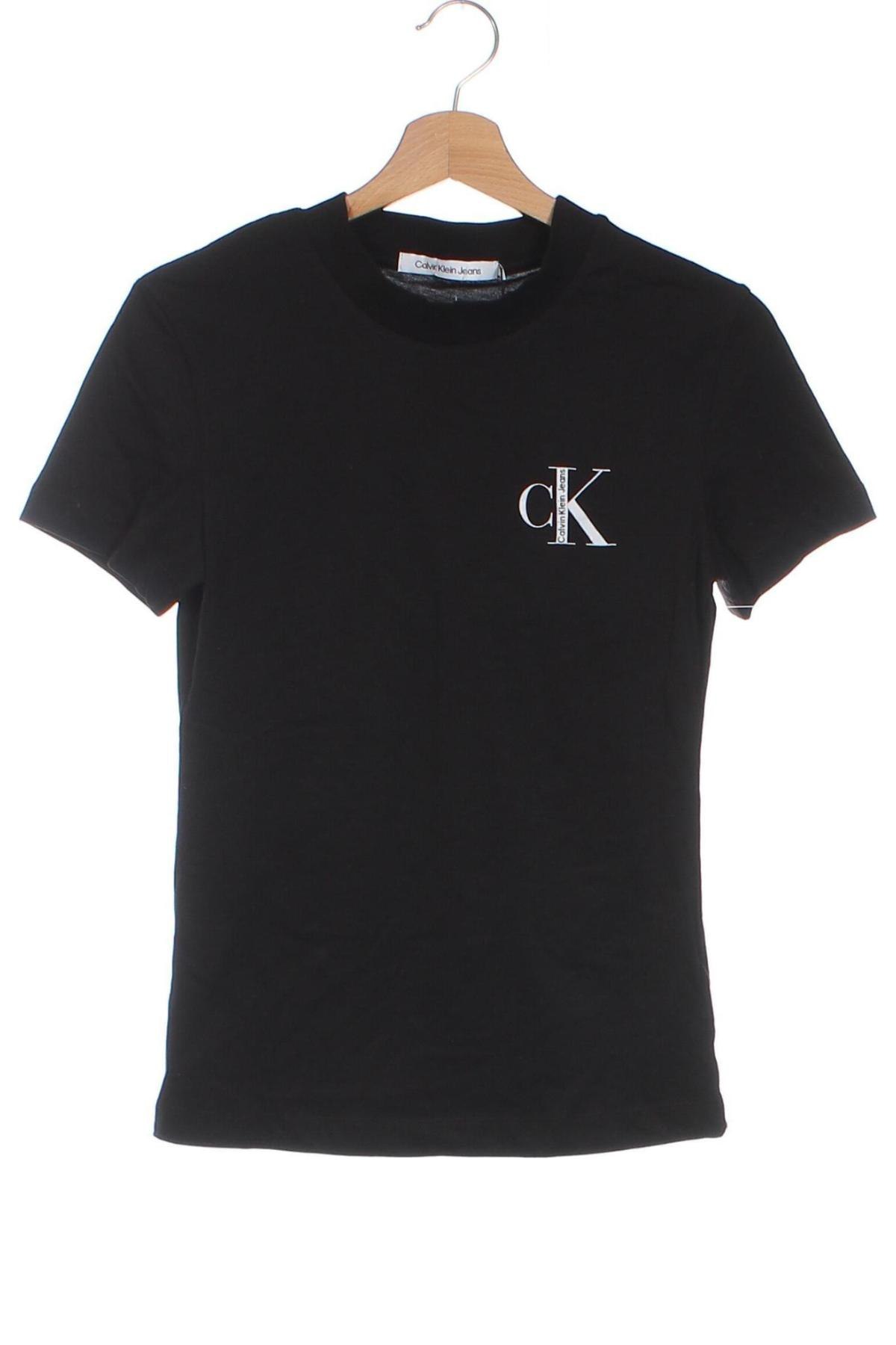 Tricou de femei Calvin Klein Jeans, Mărime XS, Culoare Negru, Preț 158,20 Lei