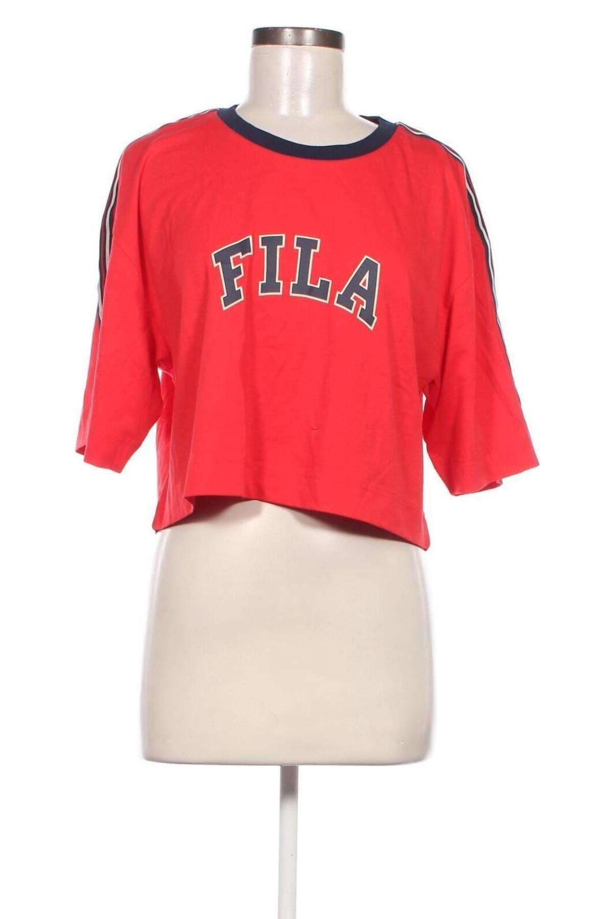 Damen T-Shirt FILA, Größe L, Farbe Rot, Preis € 14,38