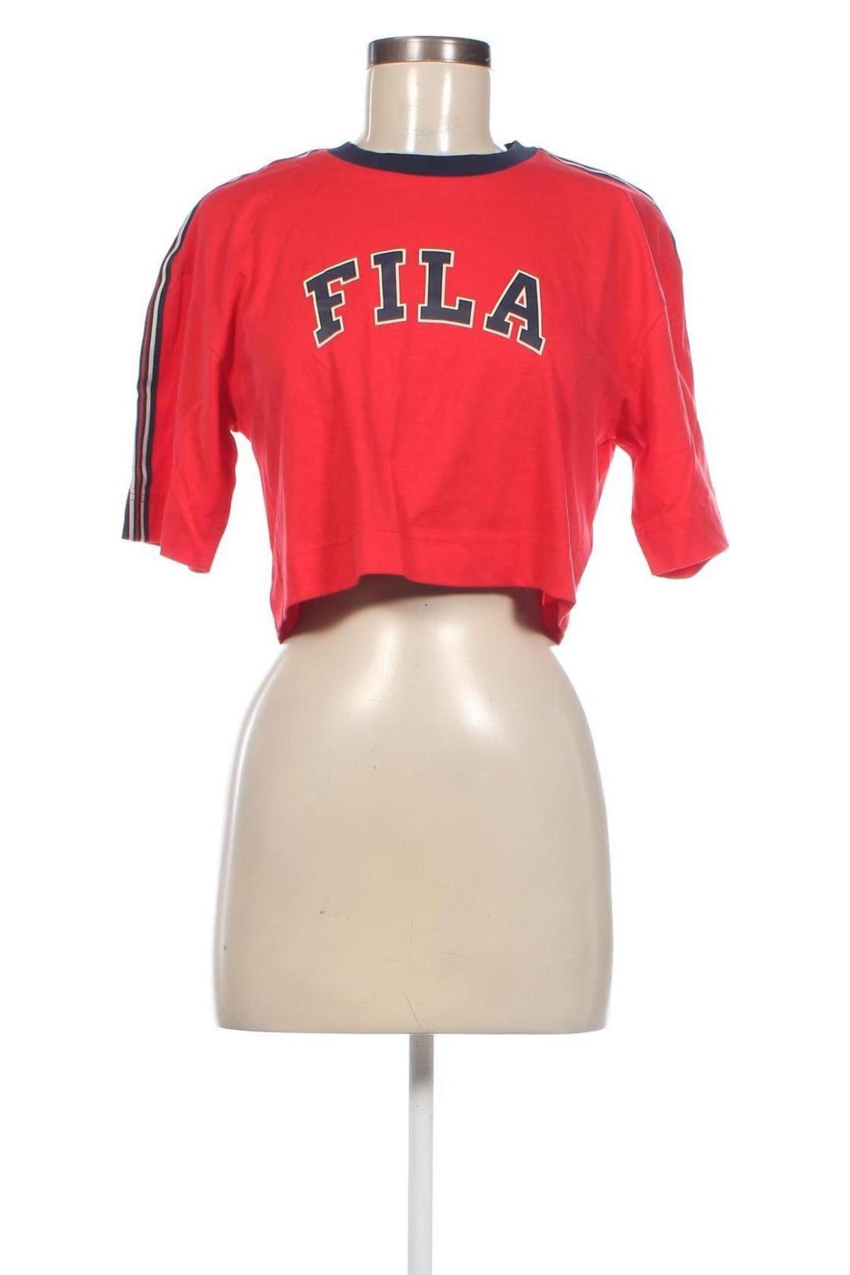 Дамска тениска FILA, Размер XS, Цвят Червен, Цена 31,00 лв.