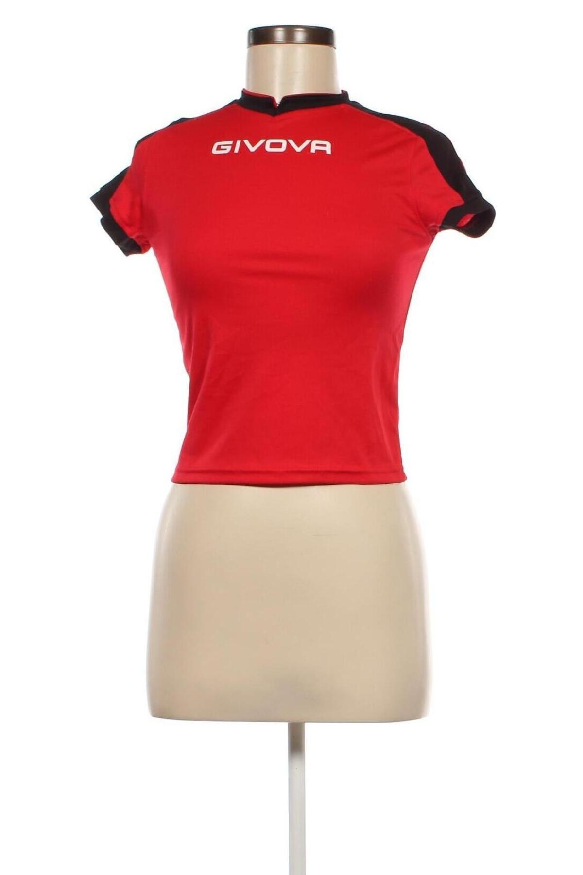 Damen T-Shirt Givova, Größe XXS, Farbe Rot, Preis € 10,82