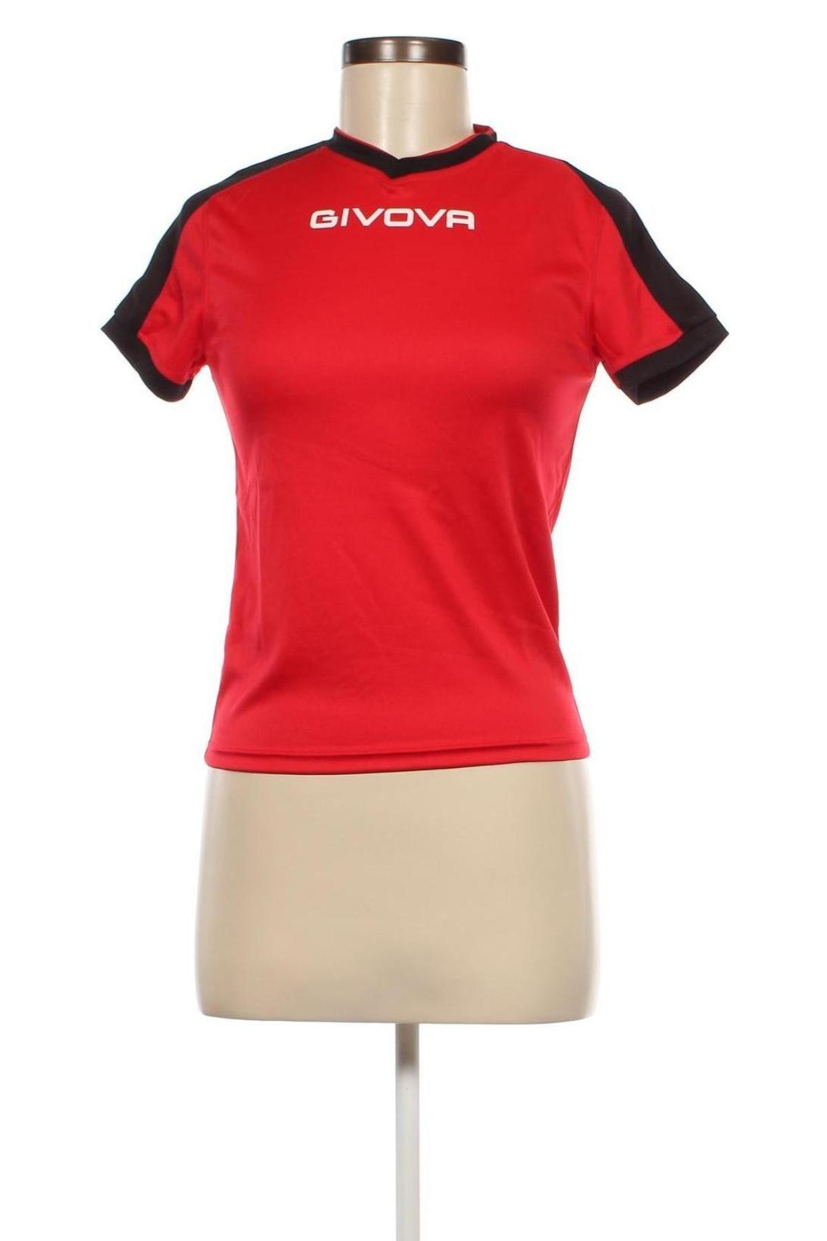 Damen T-Shirt Givova, Größe XXS, Farbe Rot, Preis 3,99 €