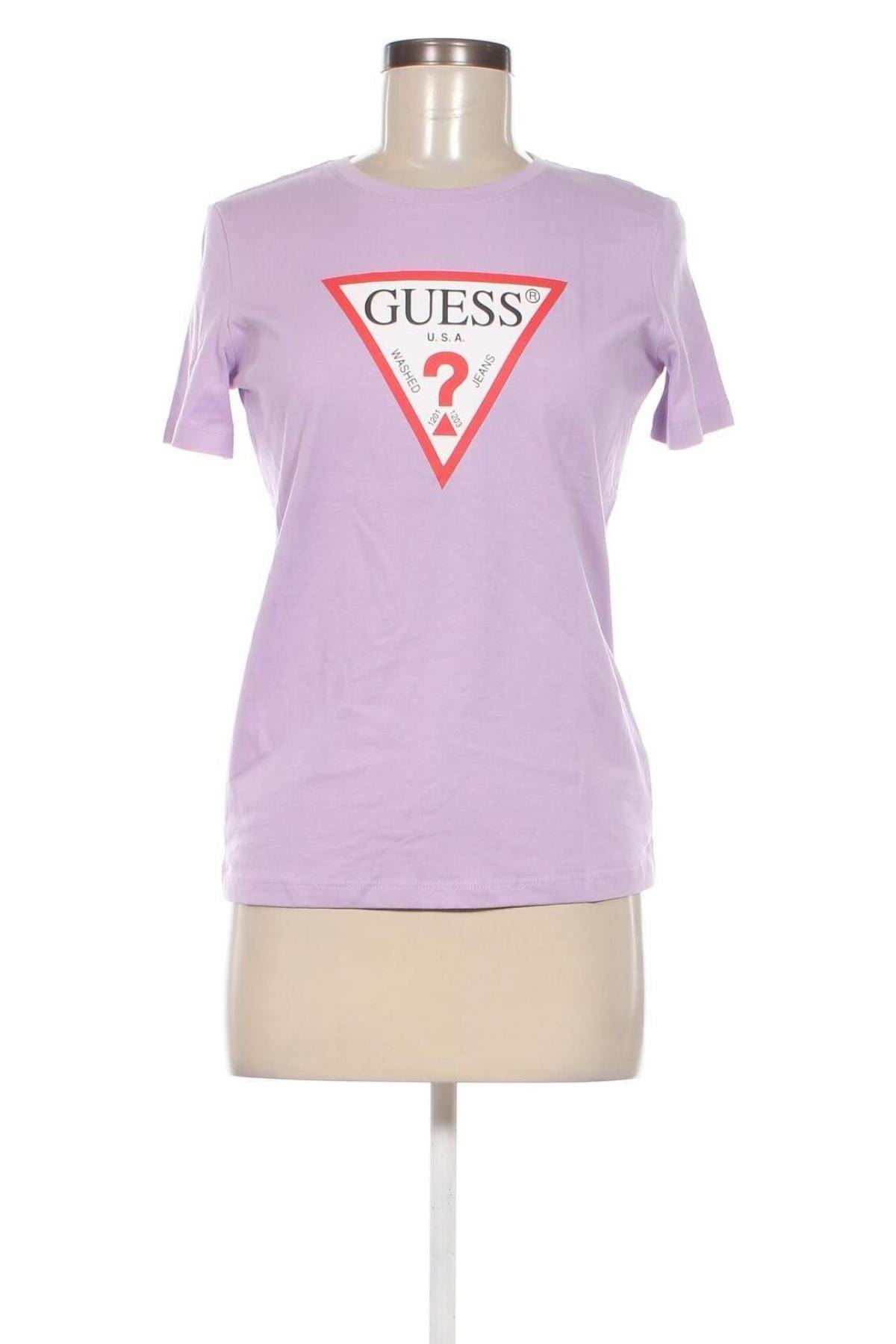 Дамска тениска Guess, Размер S, Цвят Лилав, Цена 50,38 лв.