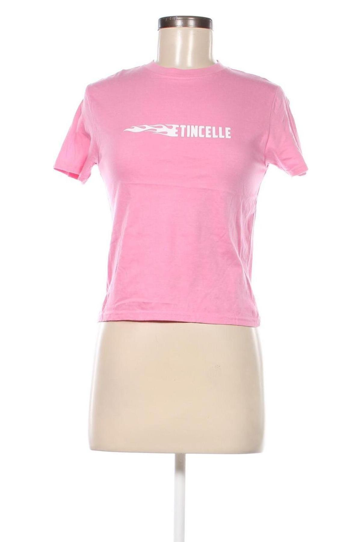 Дамска тениска Jennyfer, Размер XXS, Цвят Розов, Цена 4,83 лв.