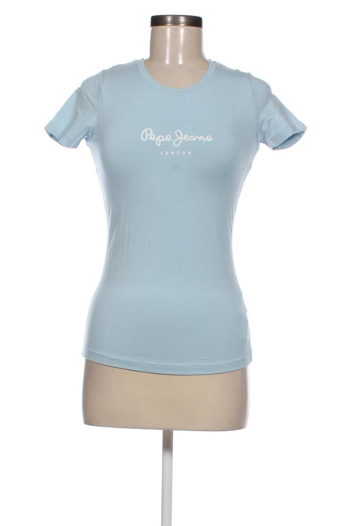 Damen T-Shirt Pepe Jeans, Größe XS, Farbe Blau, Preis € 14,38