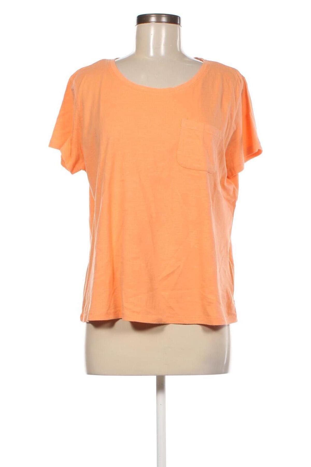 Γυναικείο t-shirt Sinsay, Μέγεθος XL, Χρώμα Πορτοκαλί, Τιμή 6,04 €