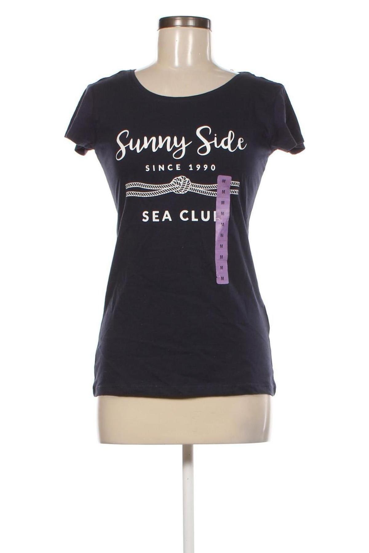 Γυναικείο t-shirt Sinsay, Μέγεθος M, Χρώμα Μπλέ, Τιμή 6,02 €