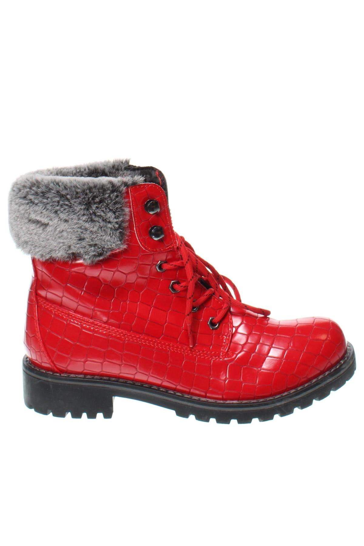 Damen Stiefeletten, Größe 39, Farbe Rot, Preis 33,40 €