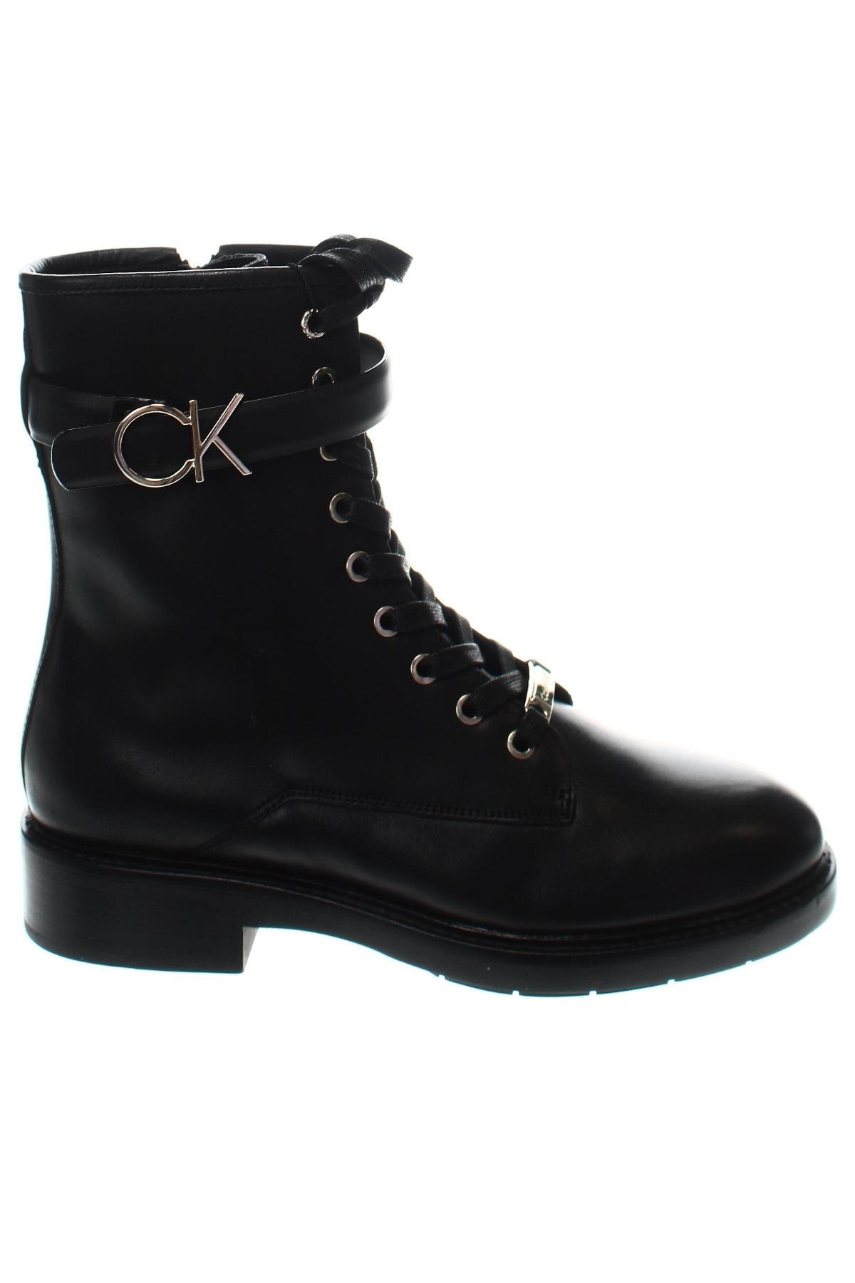 Botine de damă Calvin Klein, Mărime 39, Culoare Negru, Preț 768,42 Lei