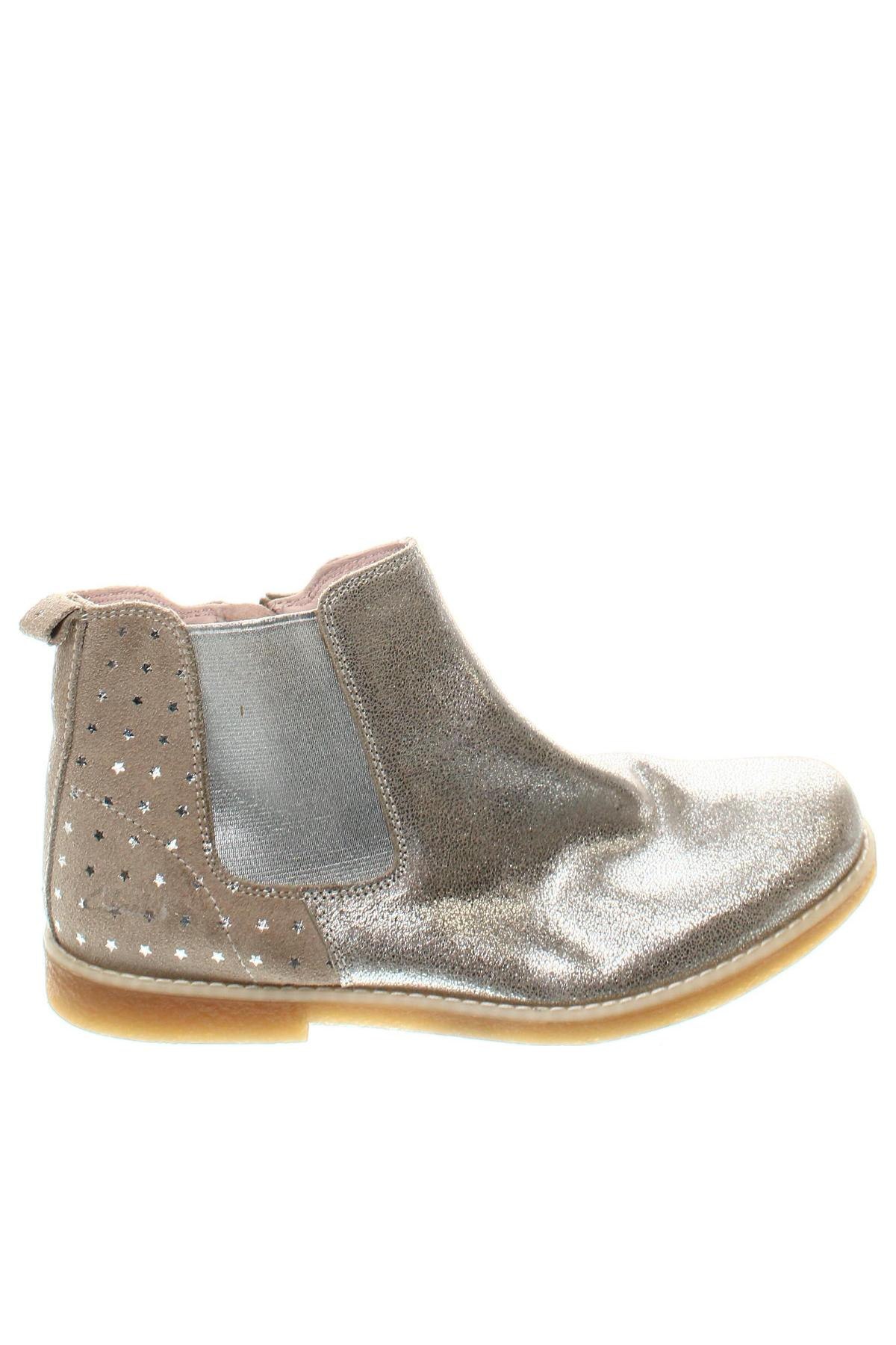 Damskie botki Clarks, Rozmiar 38, Kolor Złocisty, Cena 371,03 zł