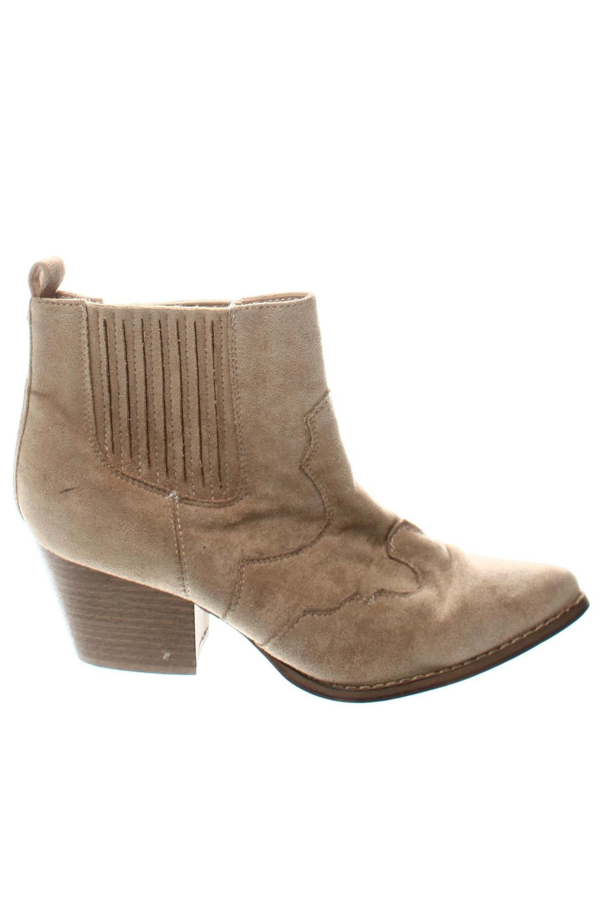 Damen Stiefeletten DeeZee, Größe 39, Farbe Beige, Preis 15,90 €