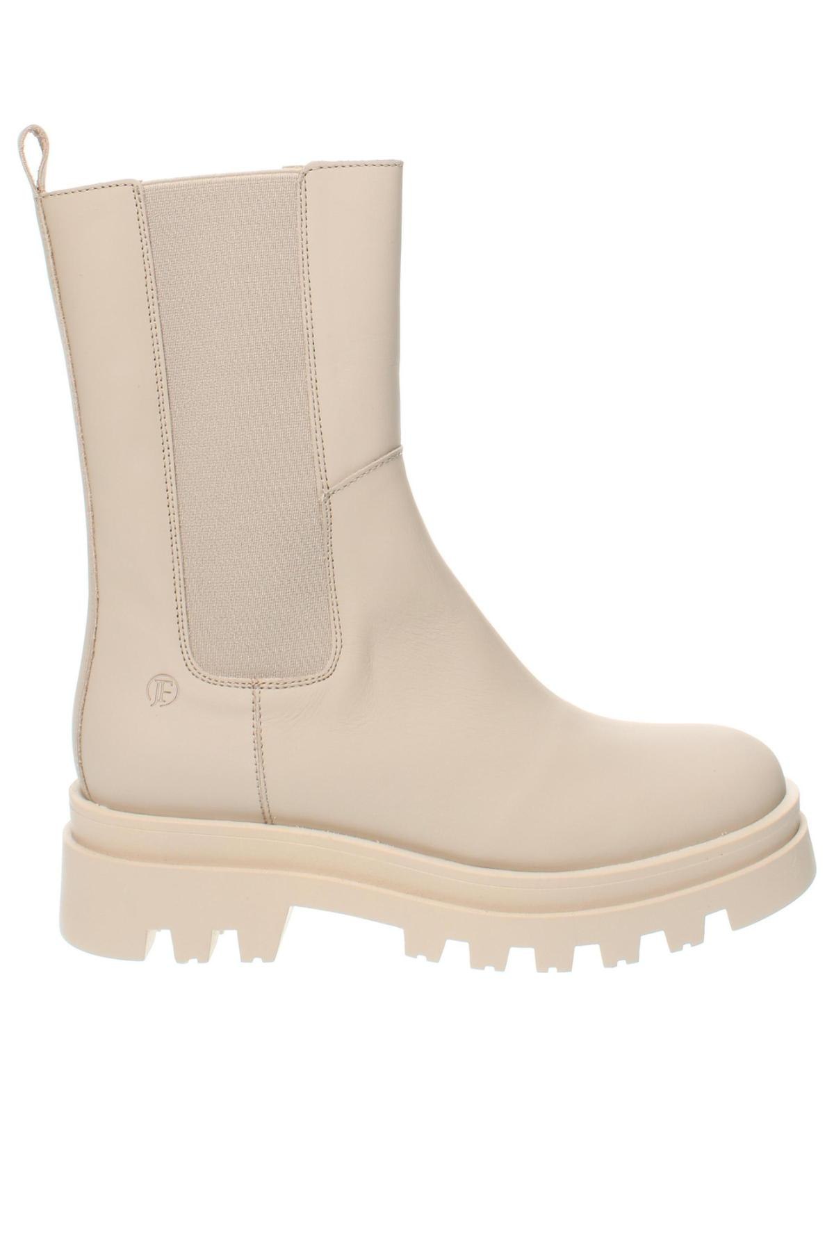 Damen Stiefeletten Jolana&Fenena, Größe 40, Farbe Beige, Preis 22,17 €