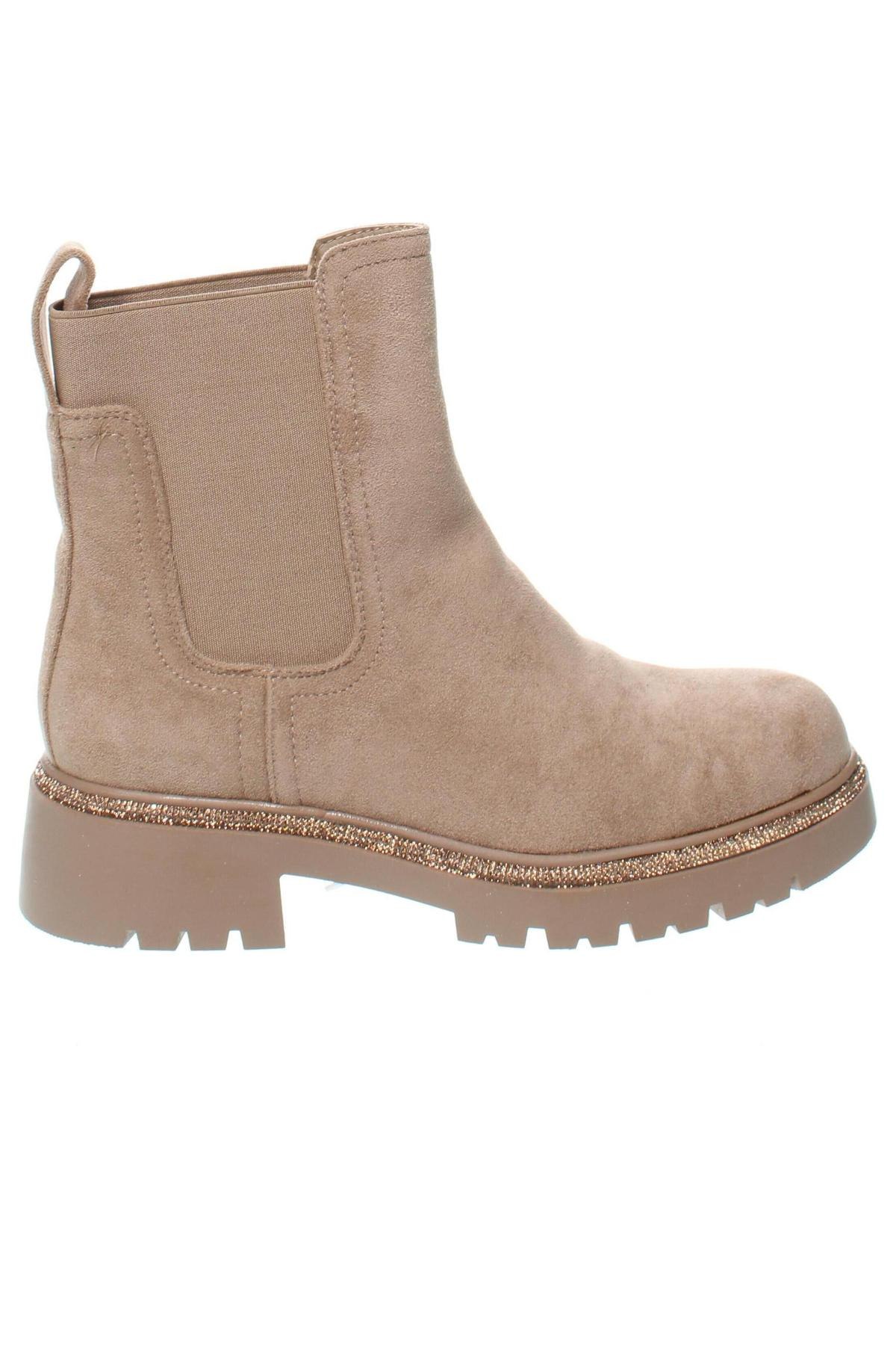 Damen Stiefeletten Naf Naf, Größe 38, Farbe Beige, Preis 72,16 €