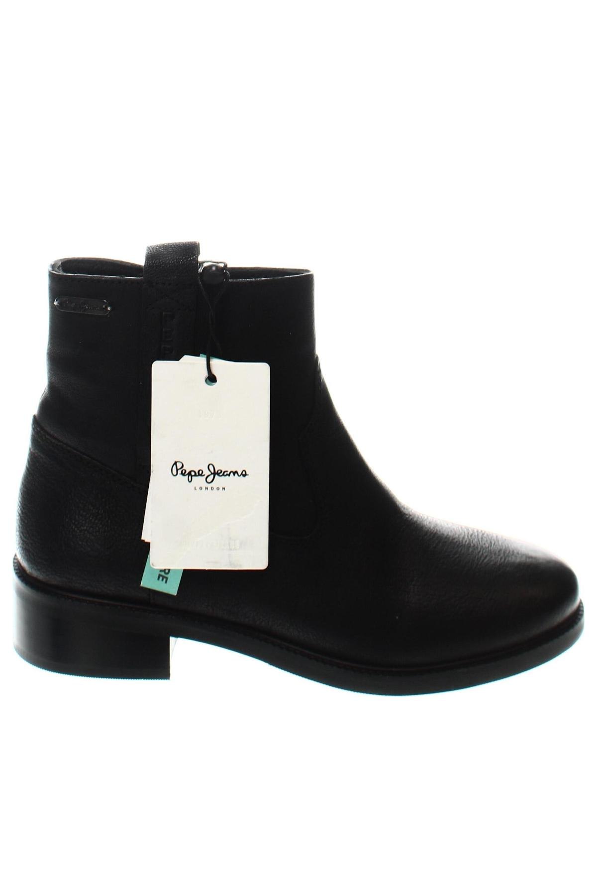 Damen Stiefeletten Pepe Jeans, Größe 36, Farbe Schwarz, Preis 54,64 €