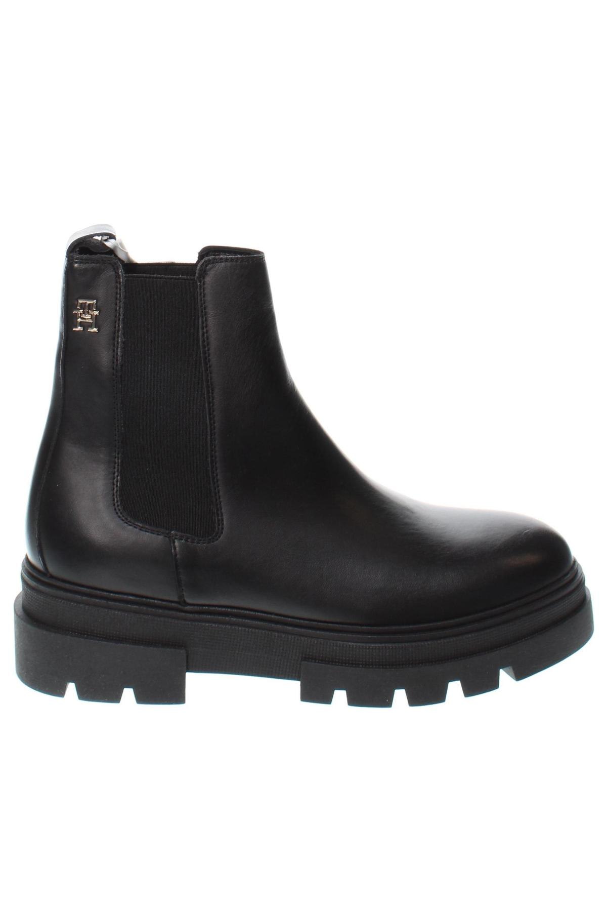 Botine de damă Tommy Hilfiger, Mărime 38, Culoare Negru, Preț 1.003,22 Lei