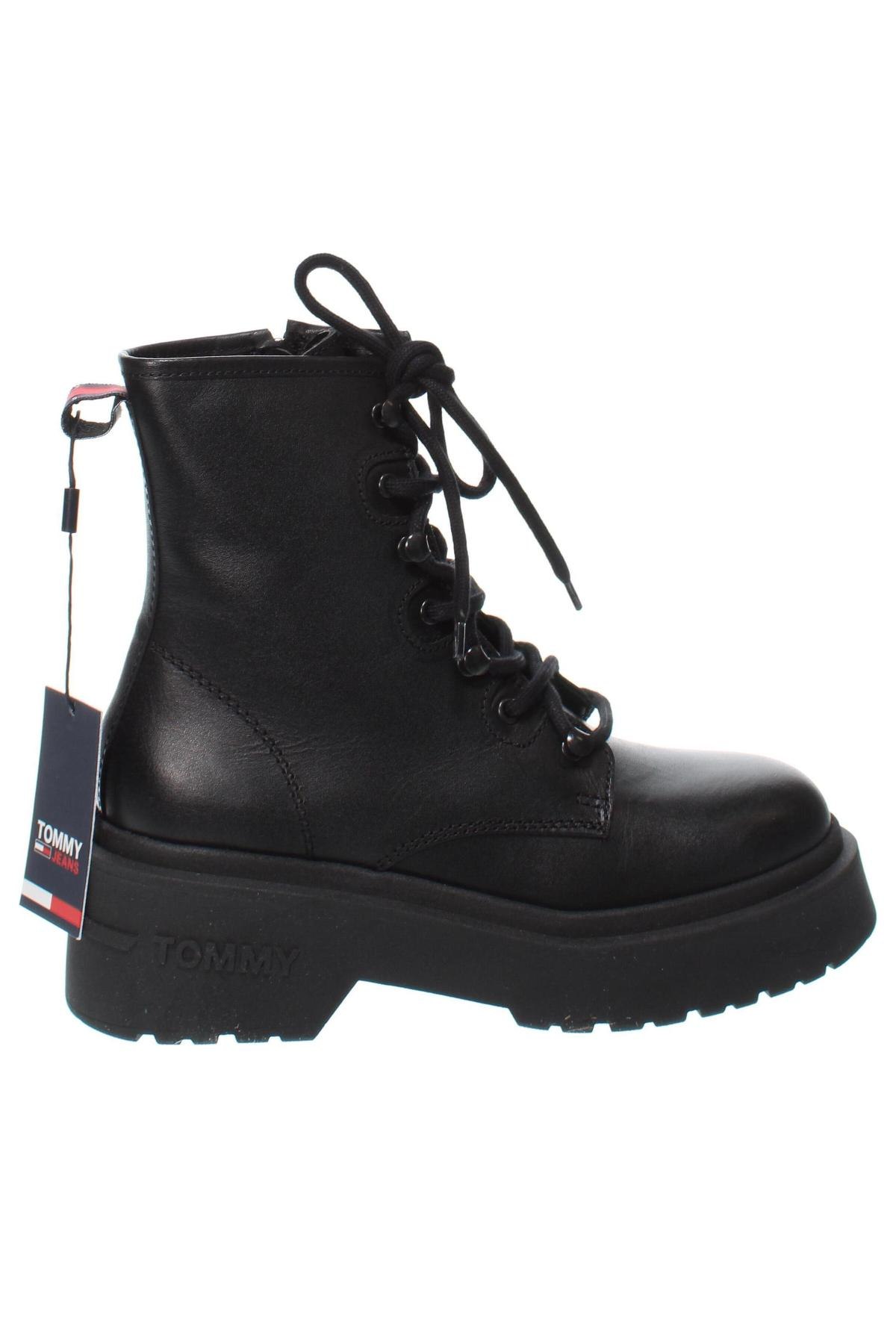 Damen Stiefeletten Tommy Hilfiger, Größe 38, Farbe Schwarz, Preis 201,55 €