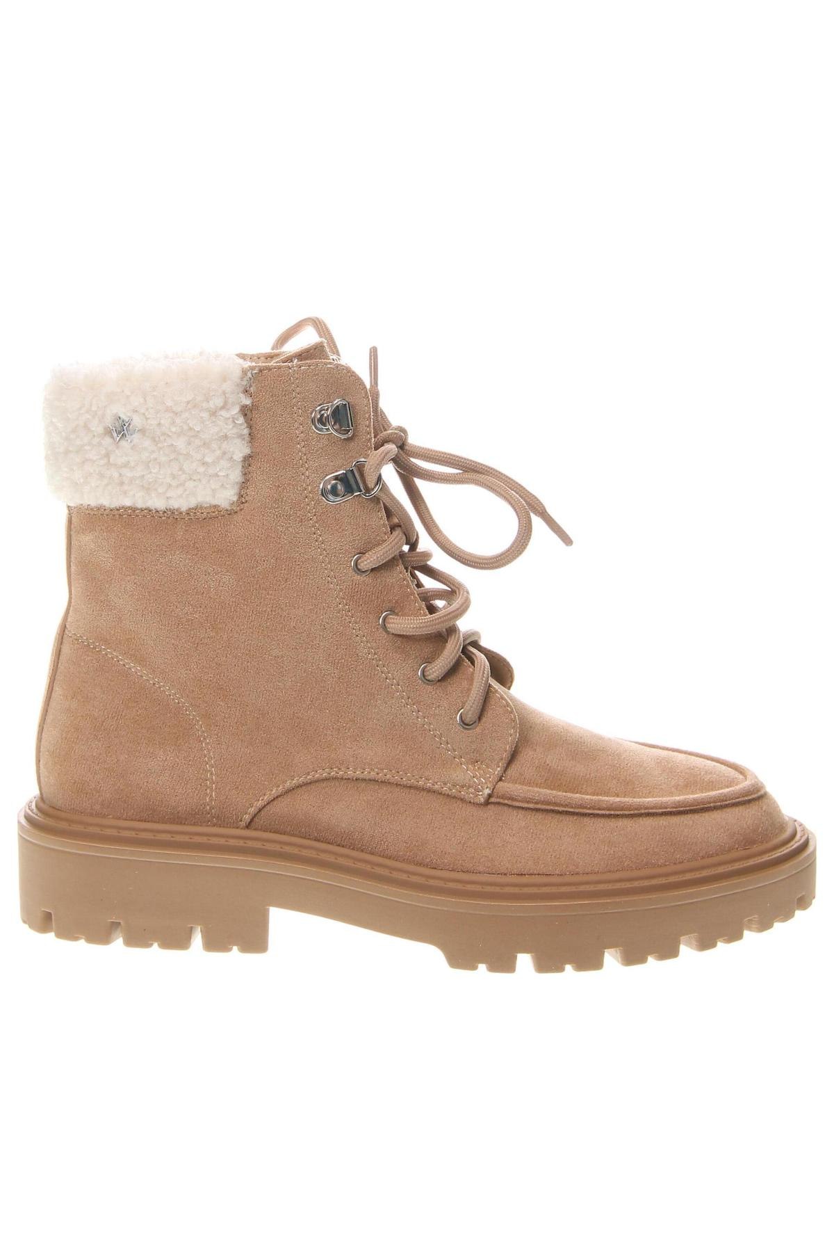 Damen Stiefeletten Vanessa Wu, Größe 39, Farbe Beige, Preis 28,86 €