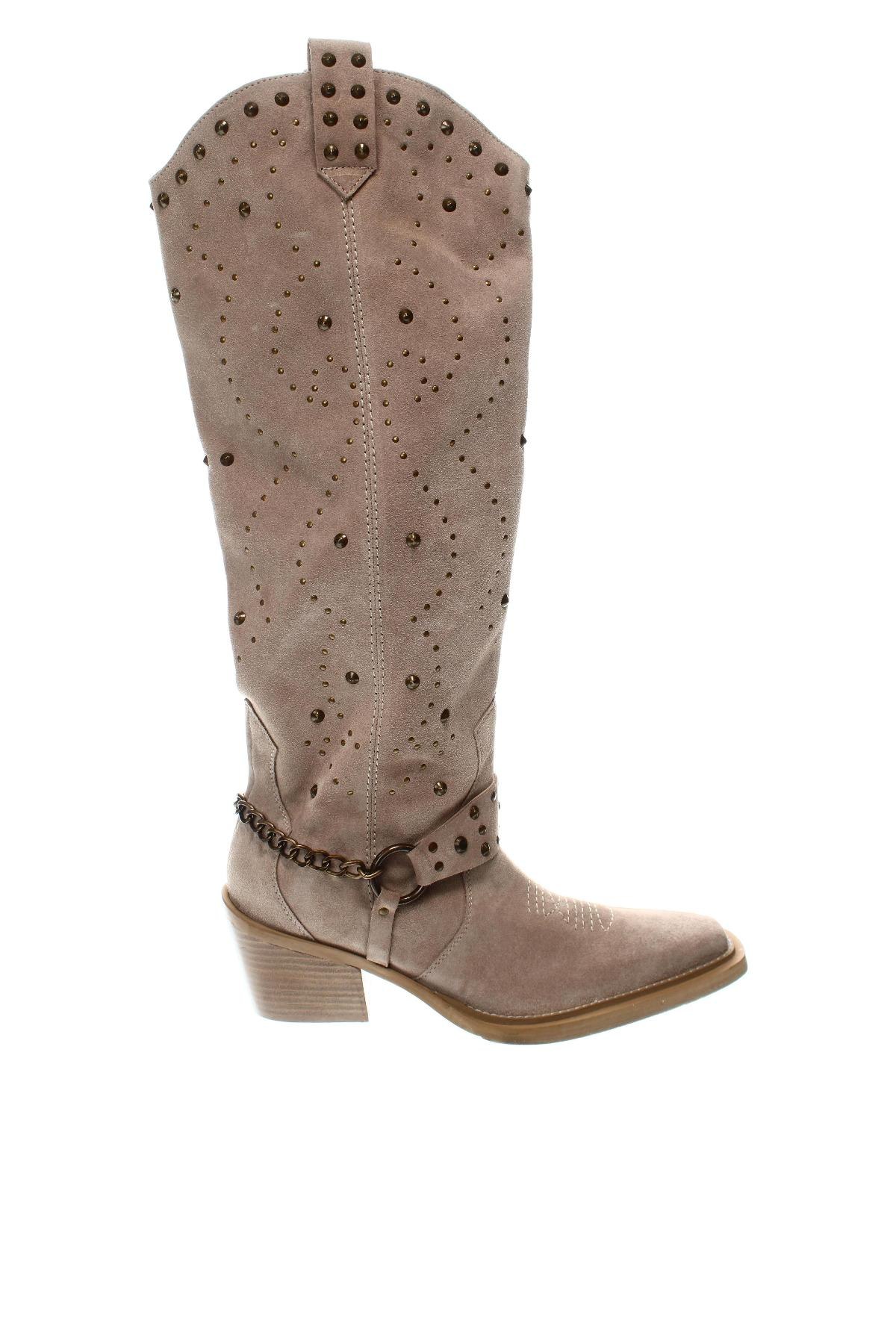 Damenstiefel Nasty Gal, Größe 41, Farbe Beige, Preis 47,09 €