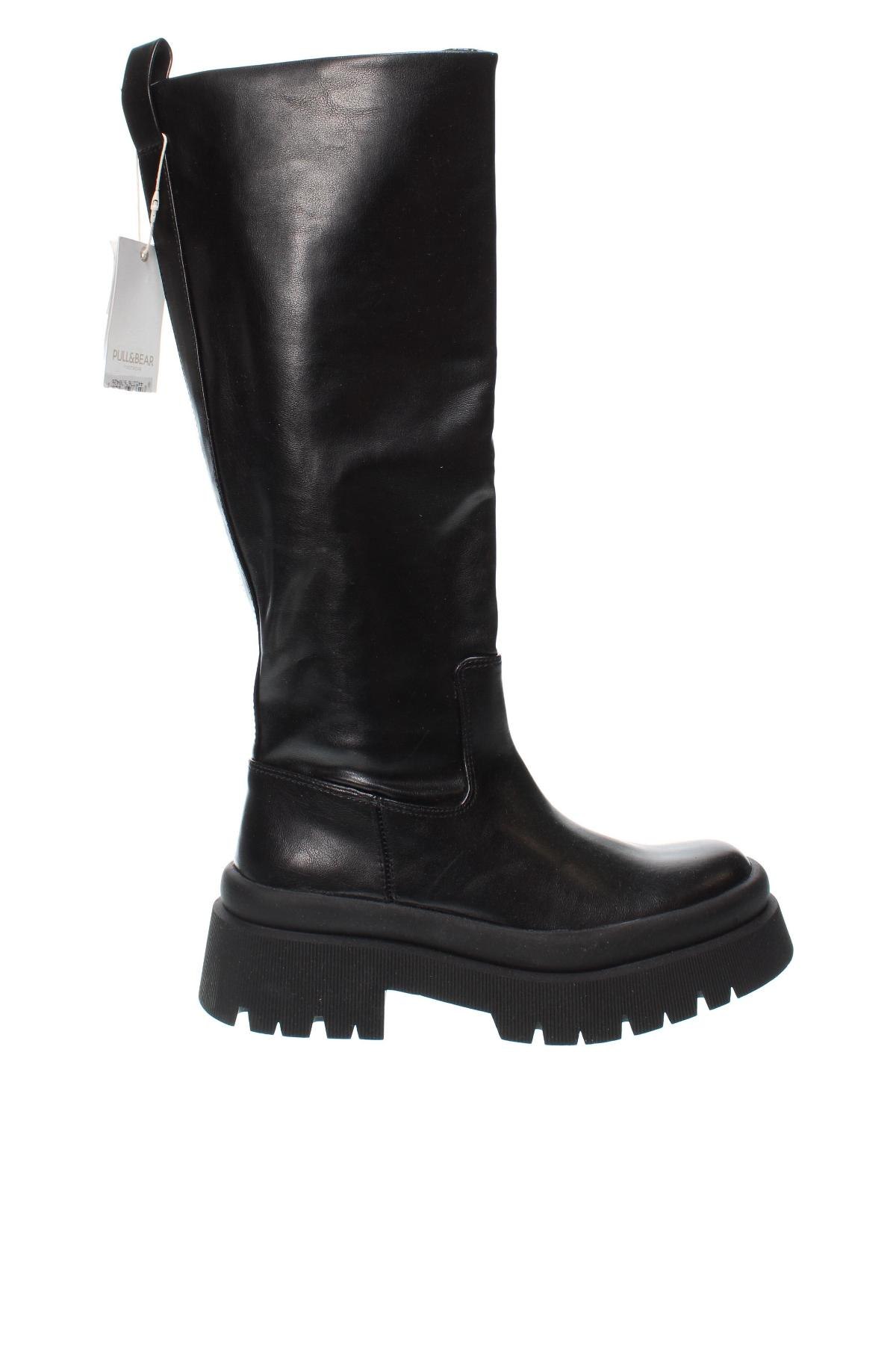 Damenstiefel Pull&Bear, Größe 37, Farbe Schwarz, Preis 37,87 €