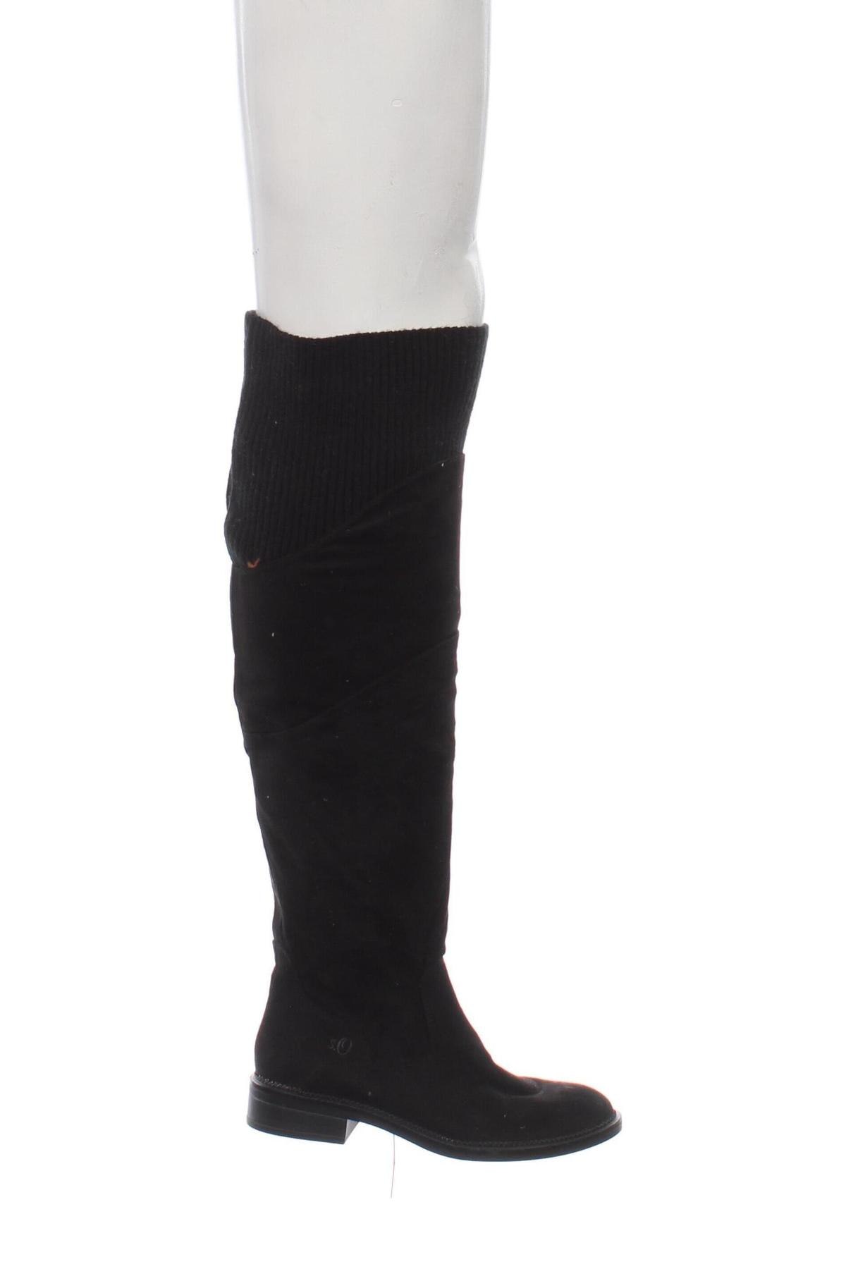 Γυναικείες μπότες S.Oliver, Μέγεθος 37, Χρώμα Μαύρο, Τιμή 25,55 €