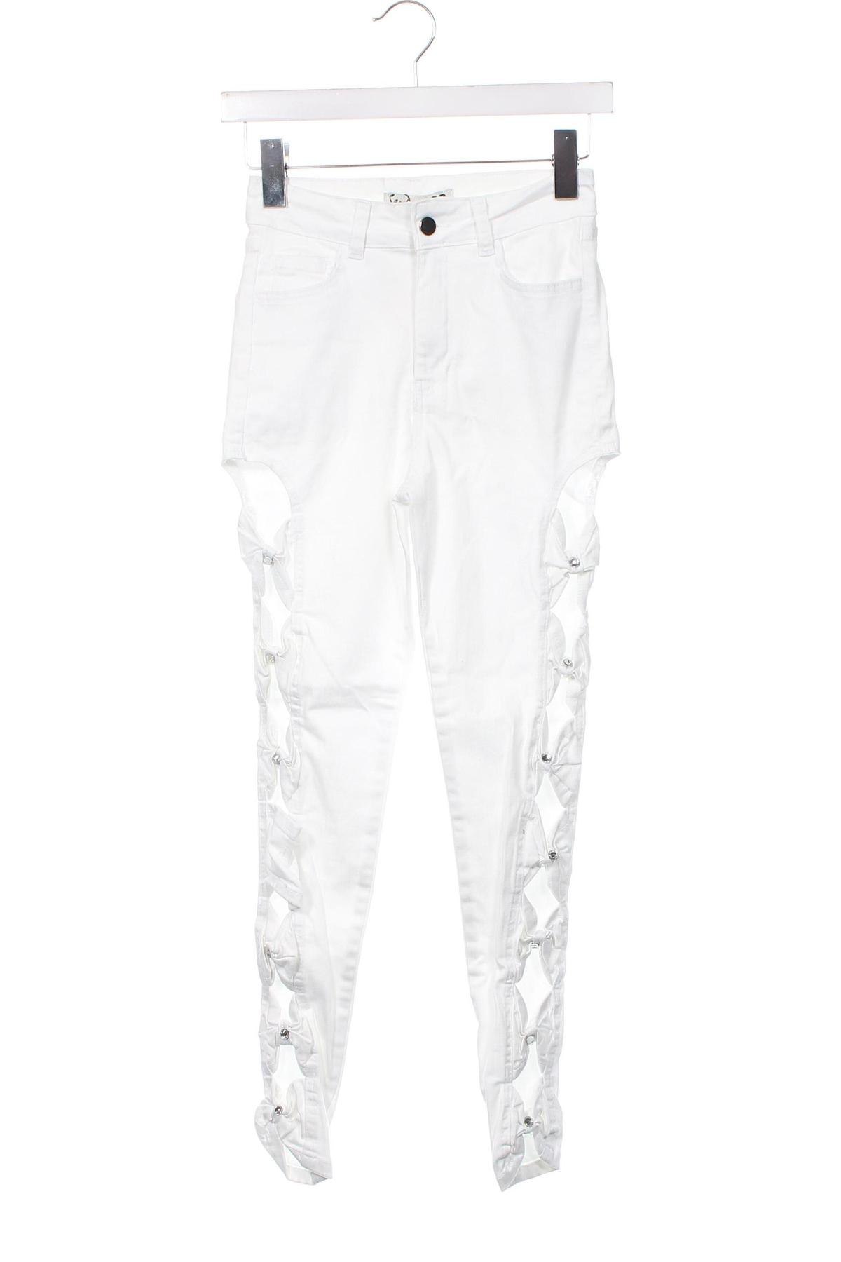 Damen Jeans, Größe XS, Farbe Weiß, Preis 15,25 €