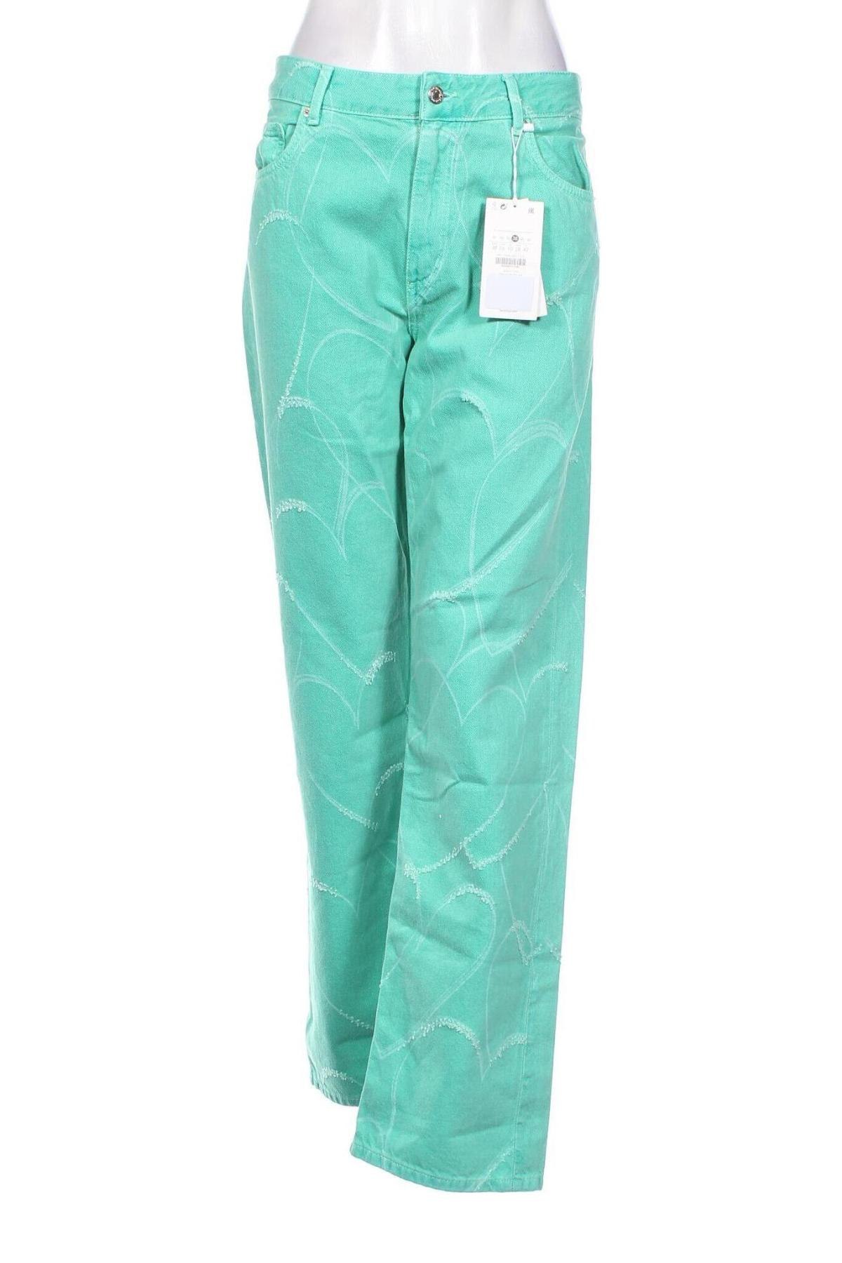 Damen Jeans Bershka, Größe M, Farbe Grün, Preis € 11,86