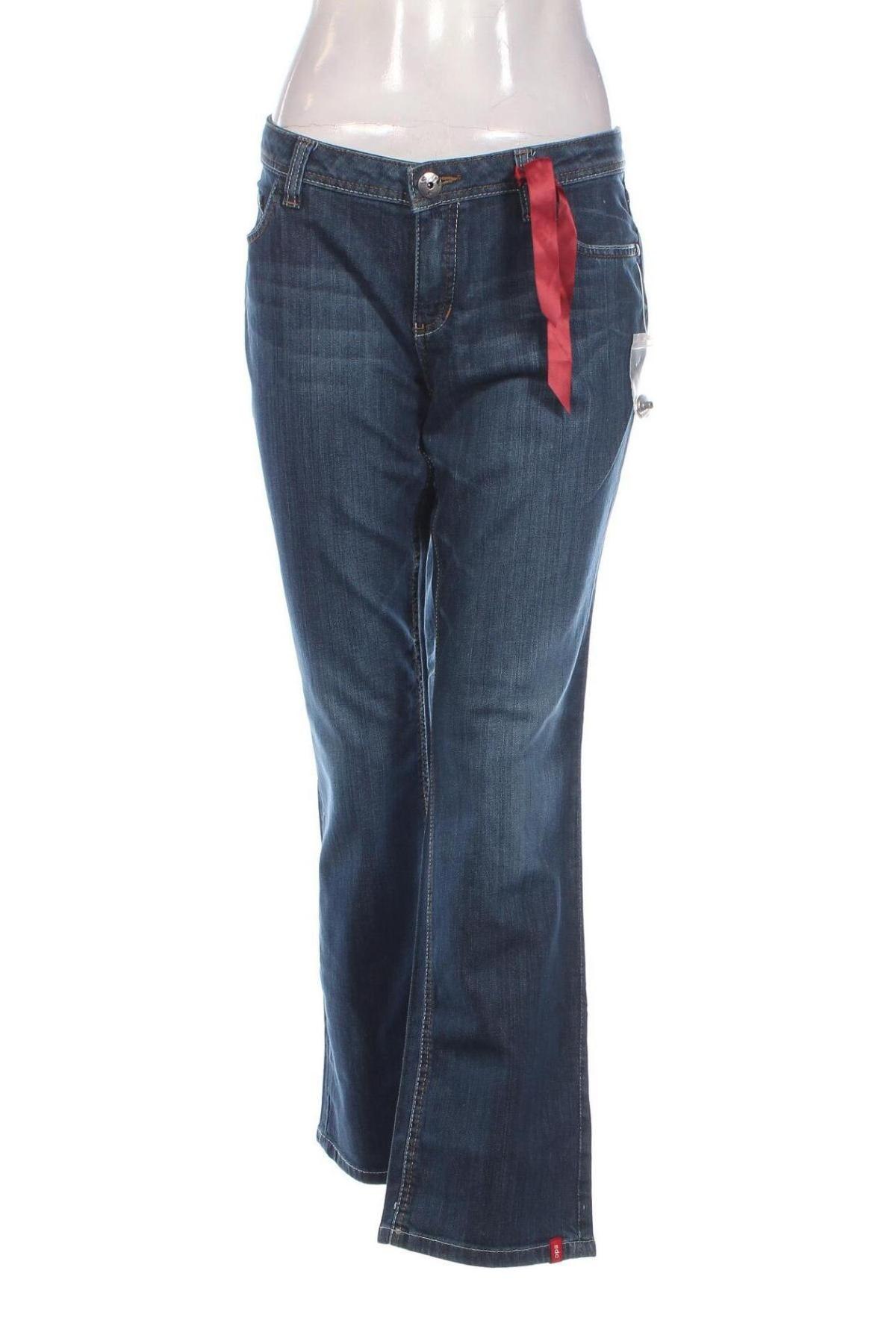 Damskie jeansy Edc By Esprit, Rozmiar XL, Kolor Niebieski, Cena 153,77 zł