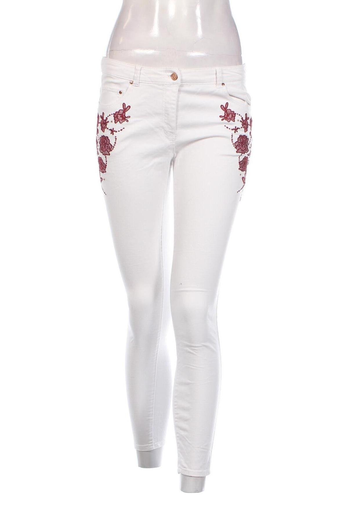 Γυναικείο Τζίν H&M, Μέγεθος M, Χρώμα Λευκό, Τιμή 6,67 €