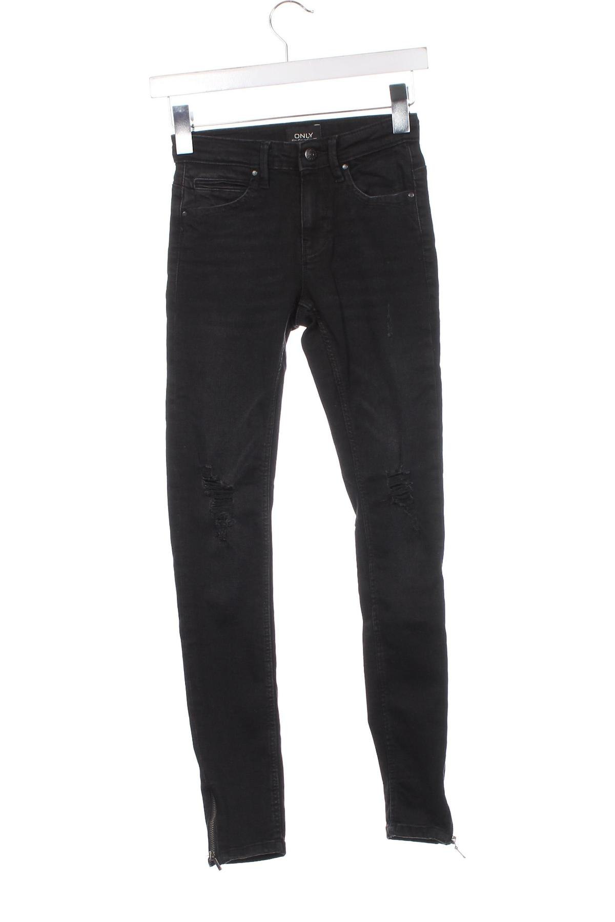 Dámske džínsy  ONLY, Veľkosť XS, Farba Čierna, Cena  6,75 €