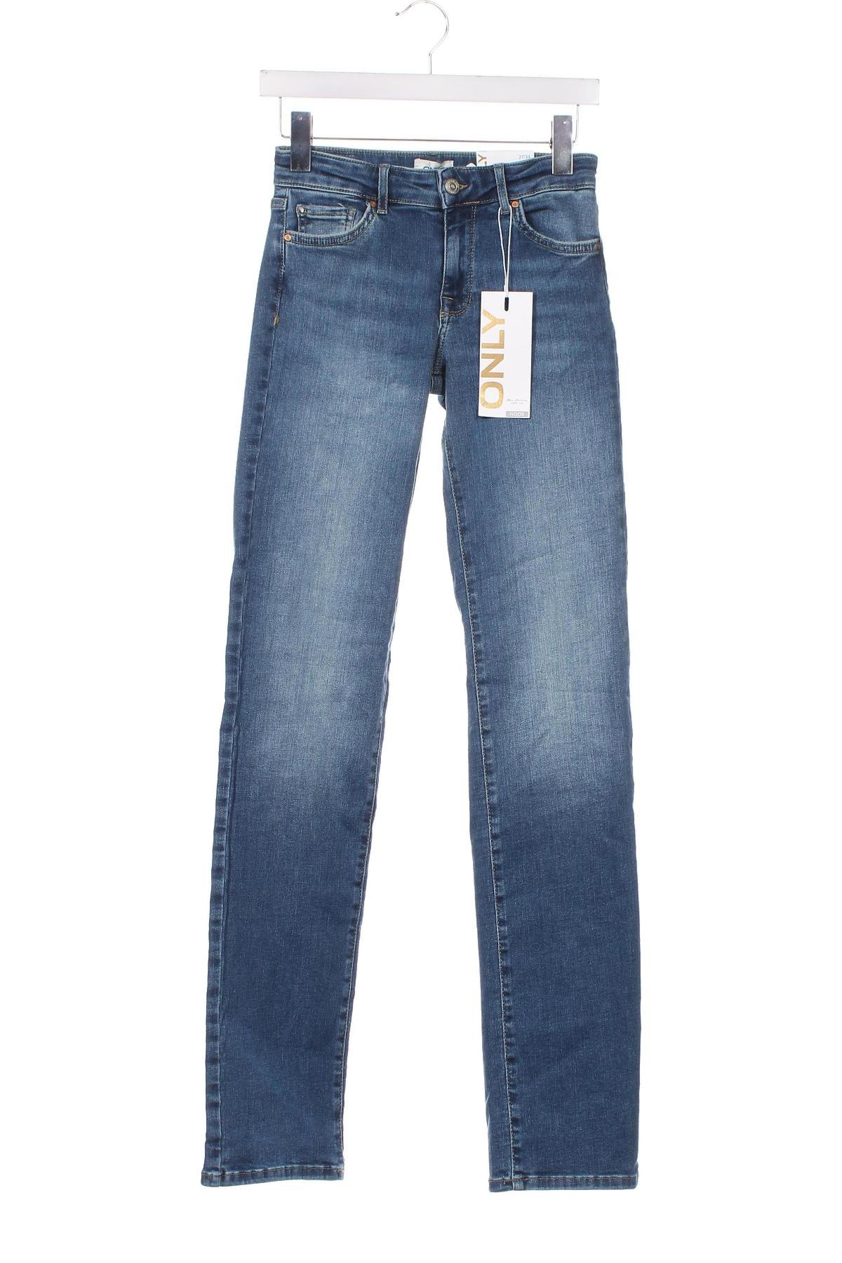 Damskie jeansy ONLY, Rozmiar XS, Kolor Niebieski, Cena 39,00 zł