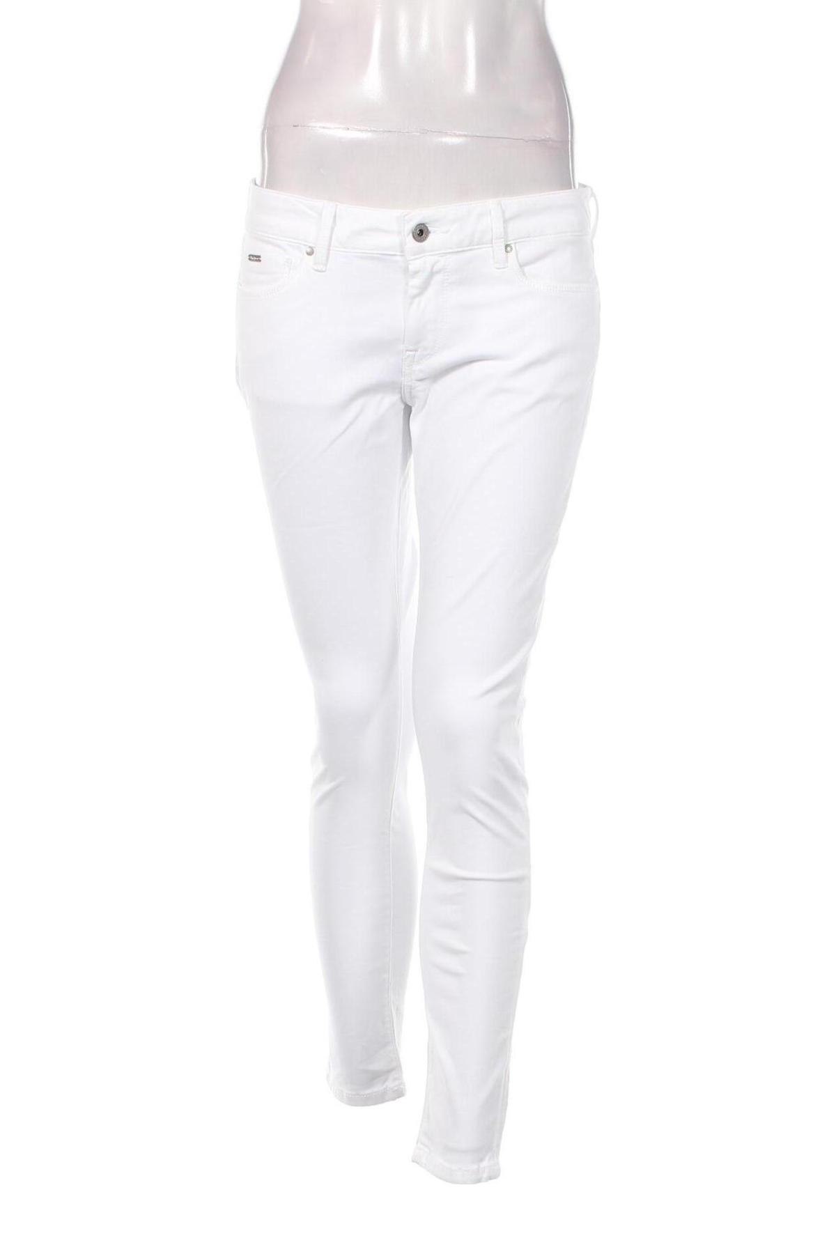 Дамски дънки Pepe Jeans, Размер L, Цвят Бял, Цена 25,80 лв.
