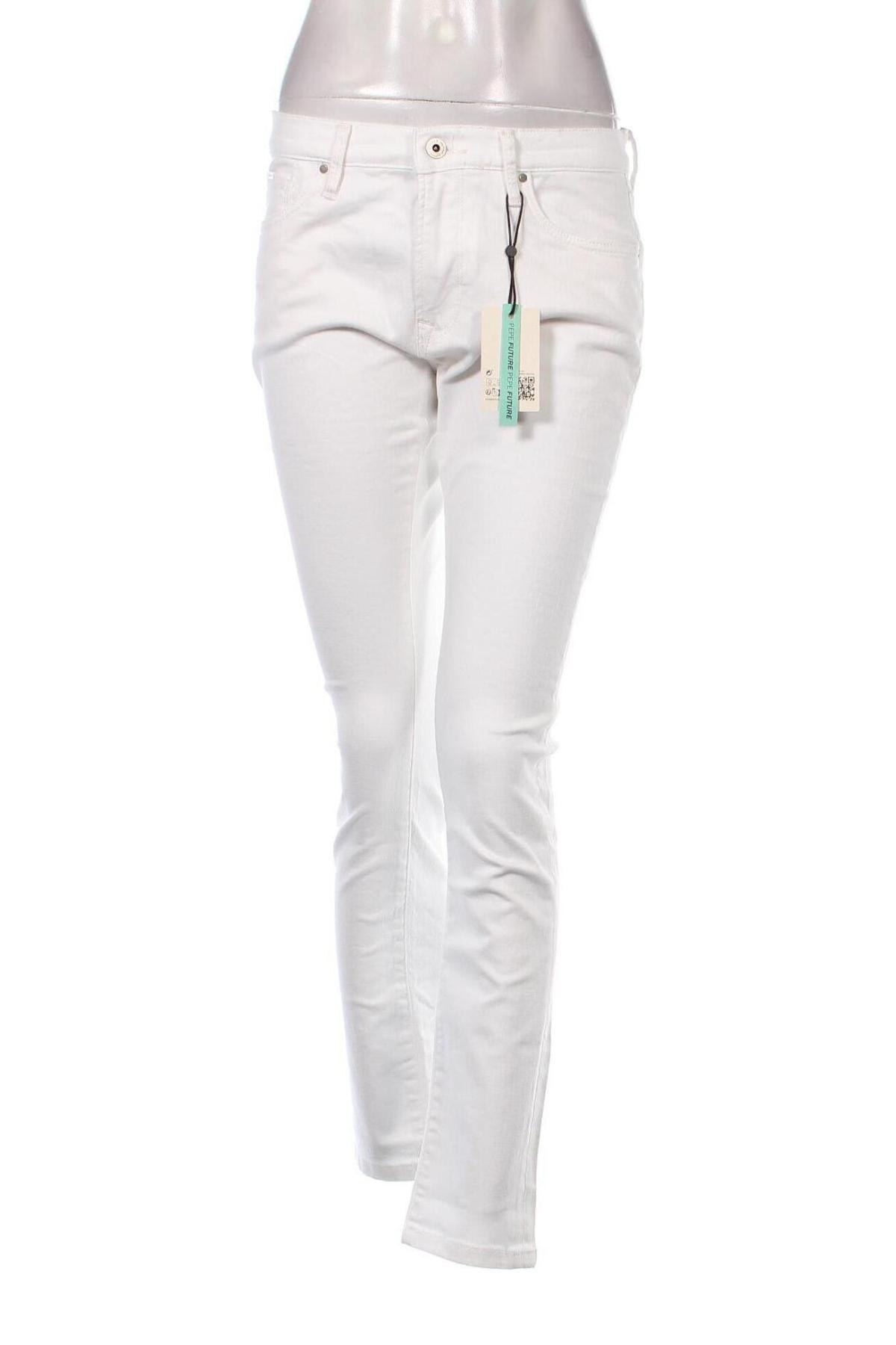 Damen Jeans Pepe Jeans, Größe M, Farbe Weiß, Preis 16,85 €