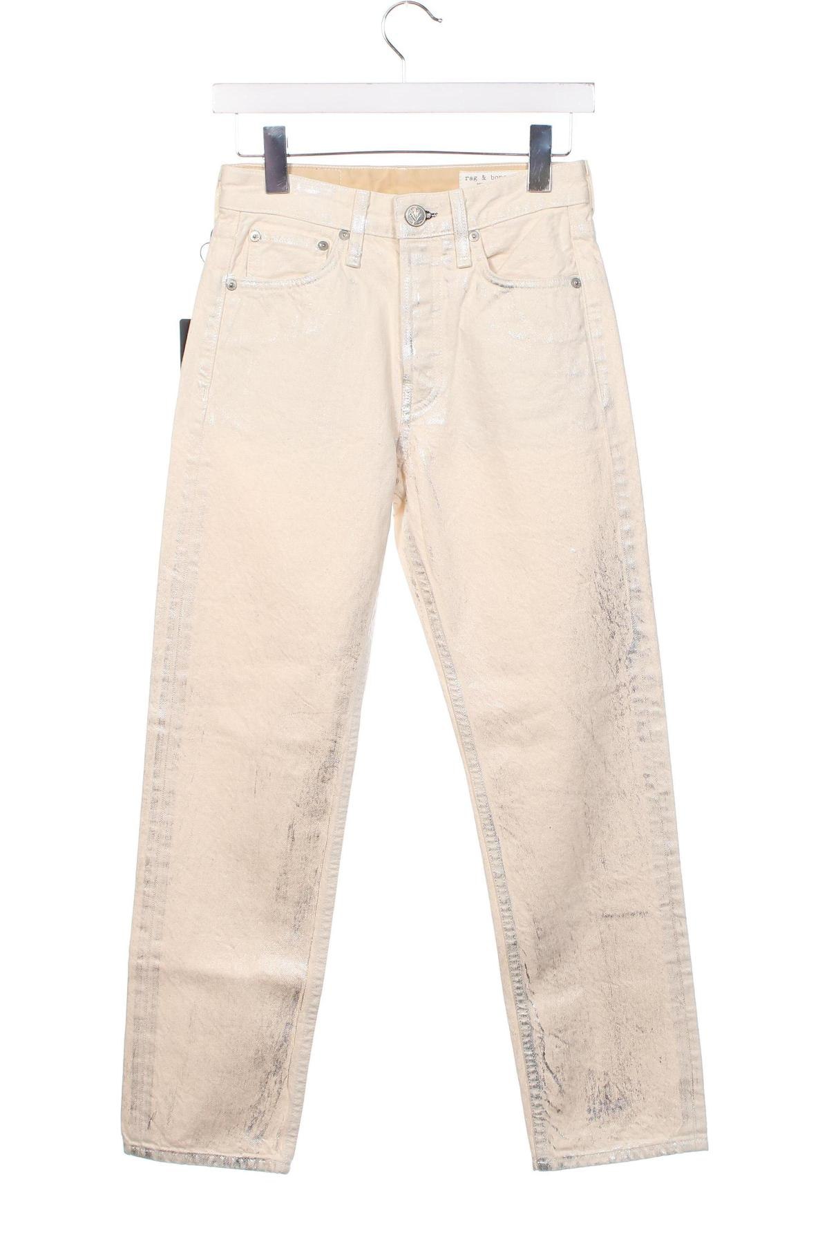 Dámske džínsy  Rag & Bone, Veľkosť XXS, Farba Béžová, Cena  58,92 €