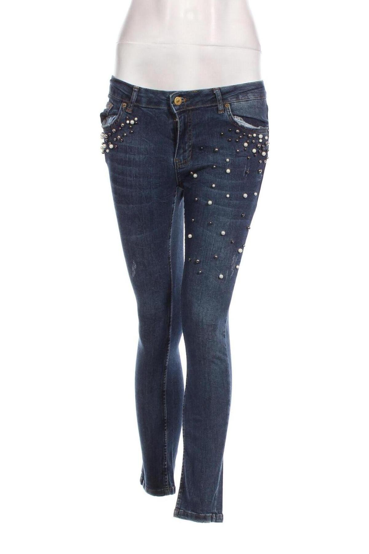 Blugi de femei Retro Jeans, Mărime M, Culoare Albastru, Preț 42,86 Lei