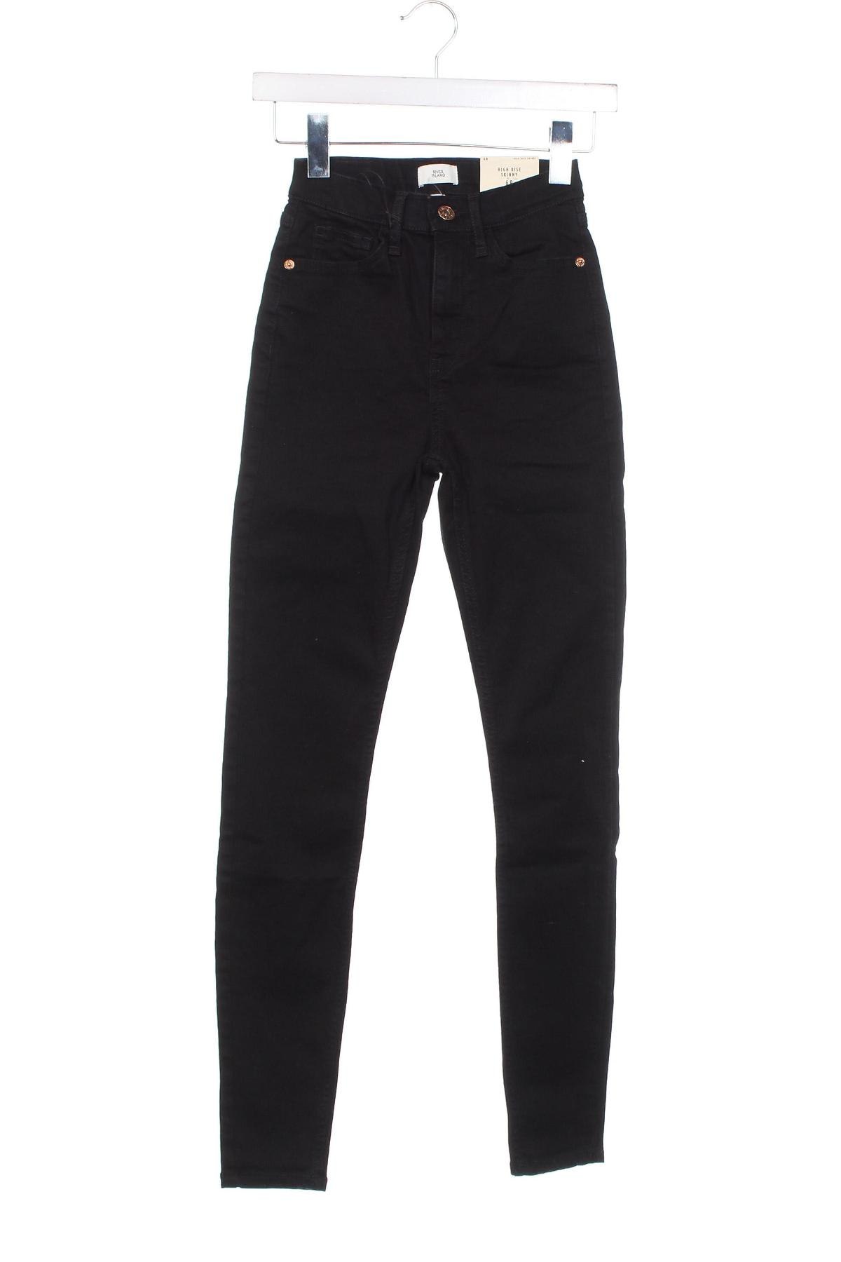 Damen Jeans River Island, Größe XXS, Farbe Schwarz, Preis € 10,07