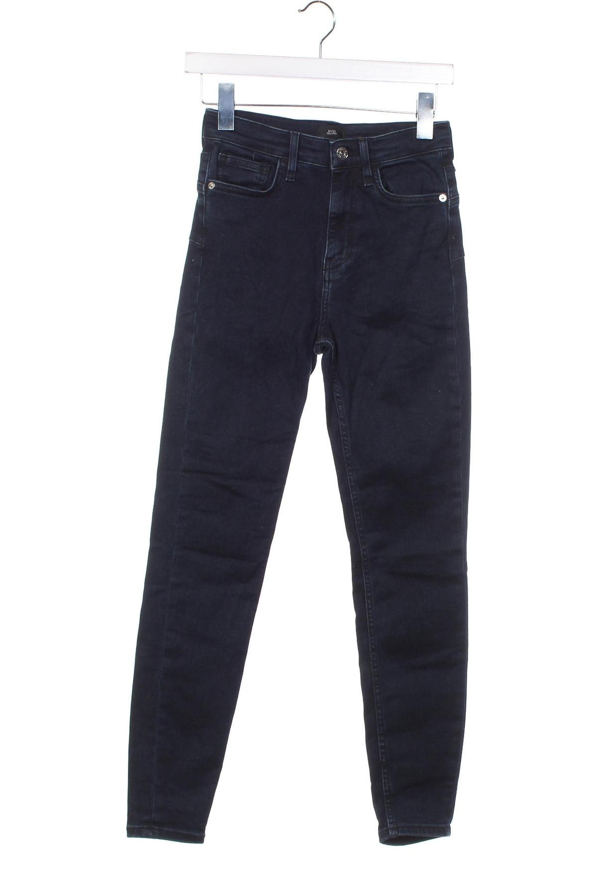 Damskie jeansy River Island, Rozmiar XS, Kolor Niebieski, Cena 57,99 zł