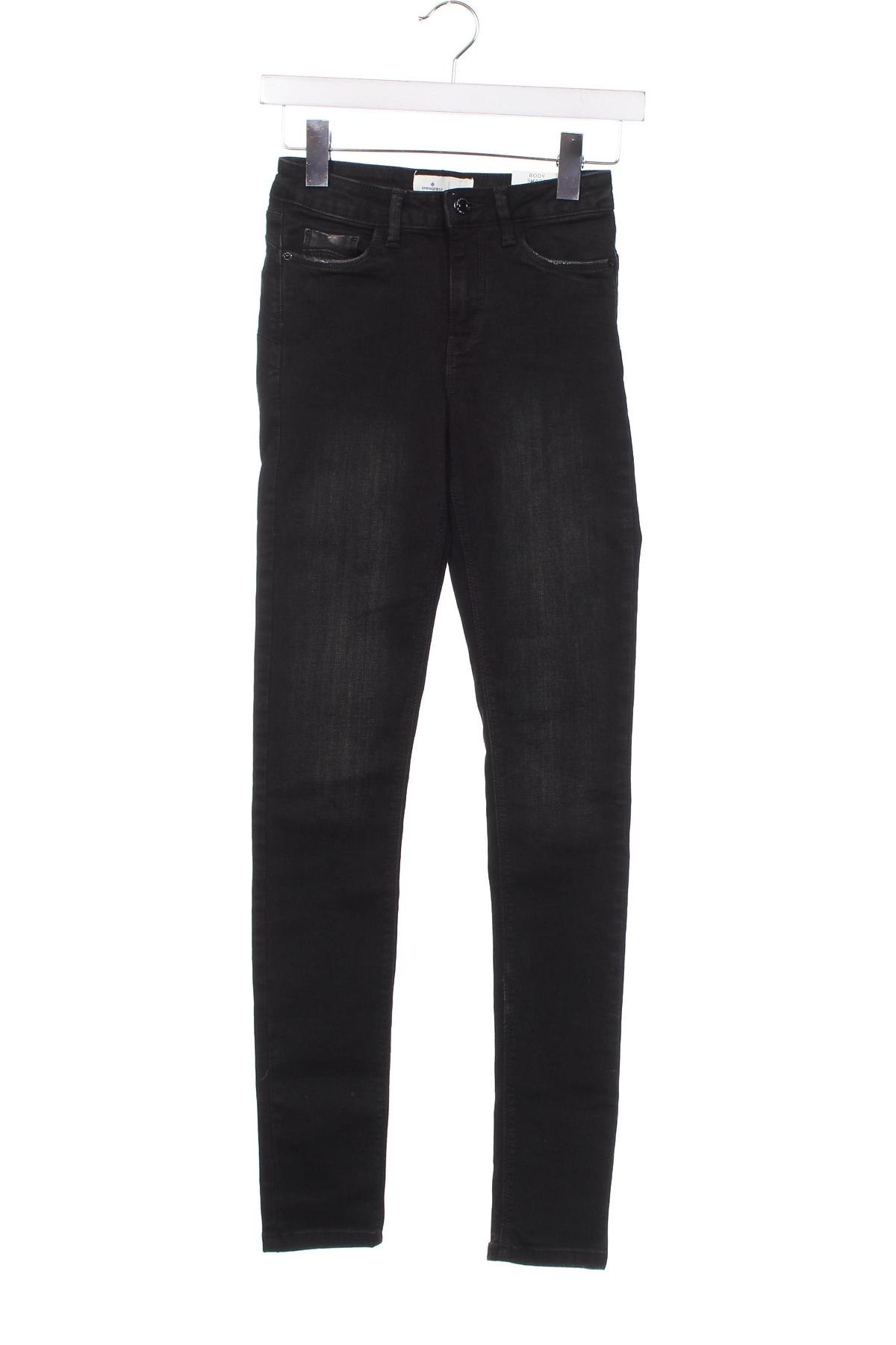 Dámske džínsy  Springfield, Veľkosť XS, Farba Čierna, Cena  7,14 €