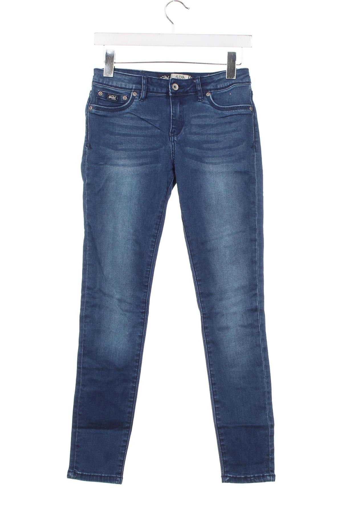 Dámske džínsy  Superdry, Veľkosť S, Farba Modrá, Cena  4,92 €