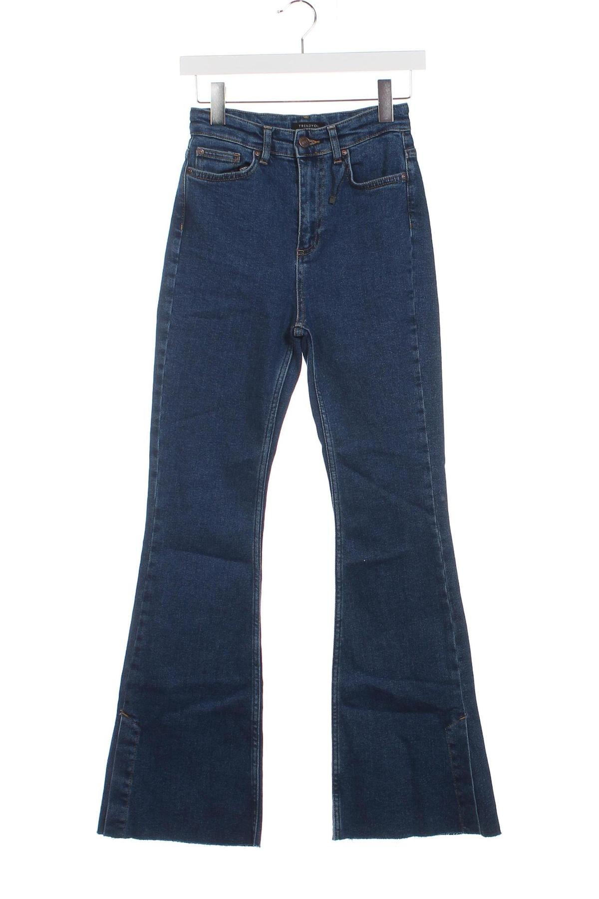 Dámske džínsy  Trendy, Veľkosť XS, Farba Modrá, Cena  10,91 €