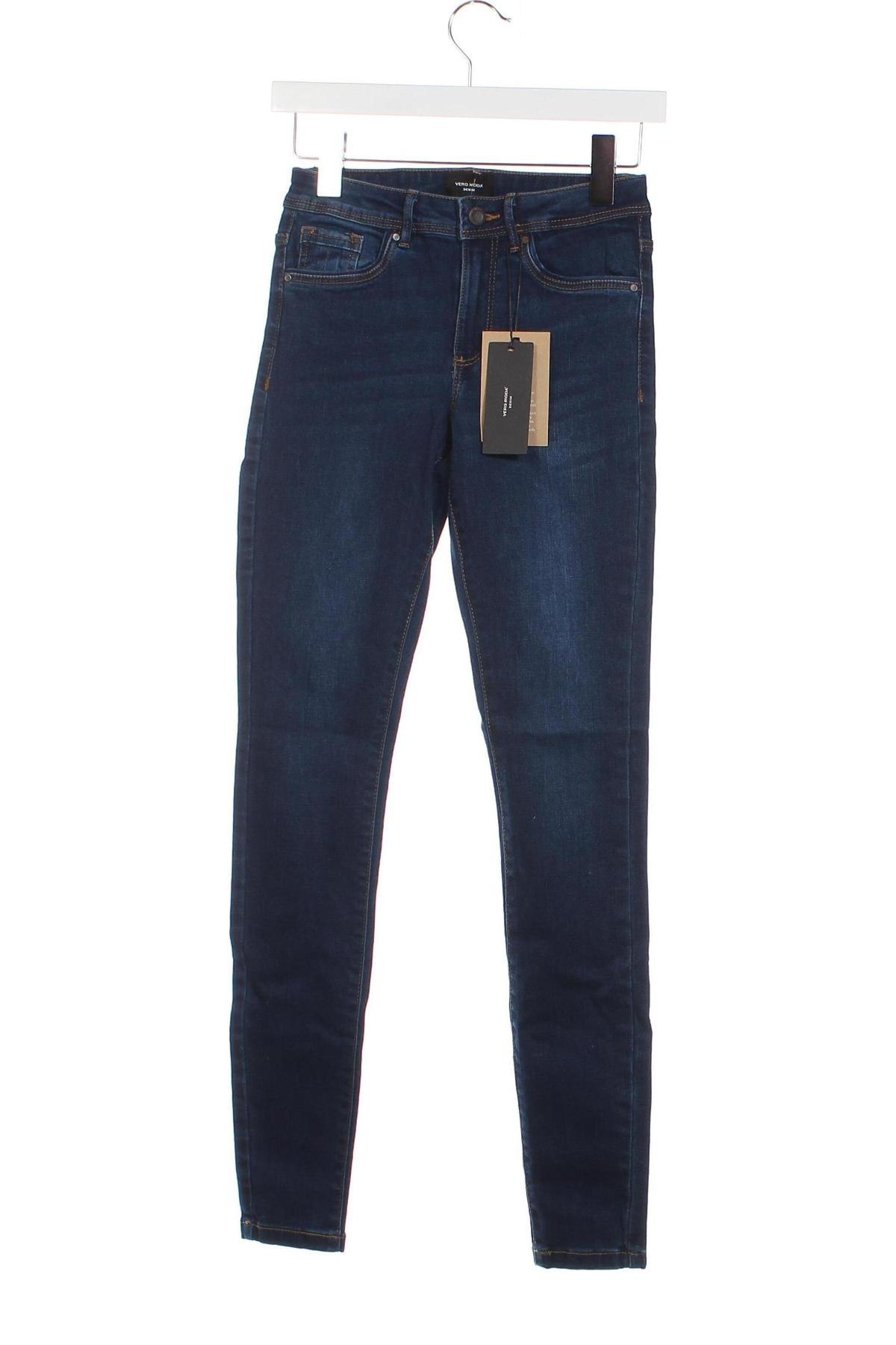 Damskie jeansy Vero Moda, Rozmiar XS, Kolor Niebieski, Cena 67,99 zł