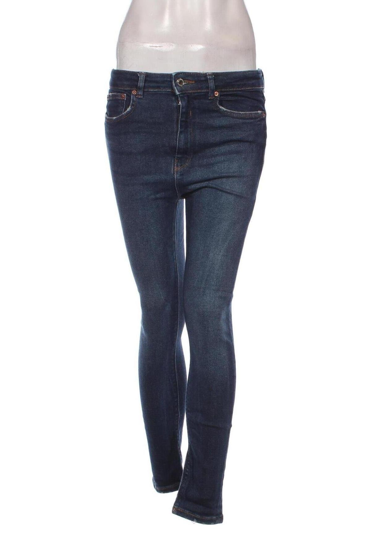 Dámské džíny  Zara, Velikost M, Barva Modrá, Cena  86,00 Kč