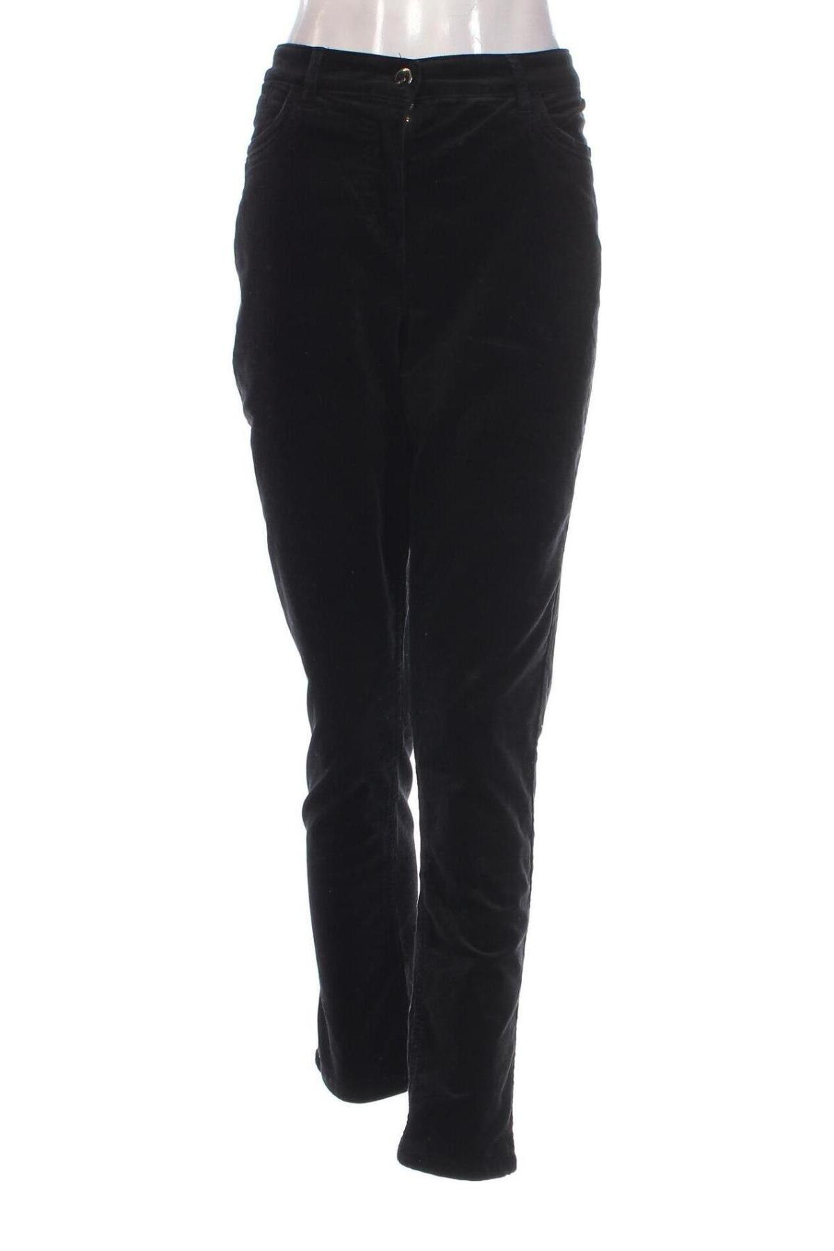 Γυναικείο κοτλέ παντελόνι Canda, Μέγεθος M, Χρώμα Μαύρο, Τιμή 6,23 €