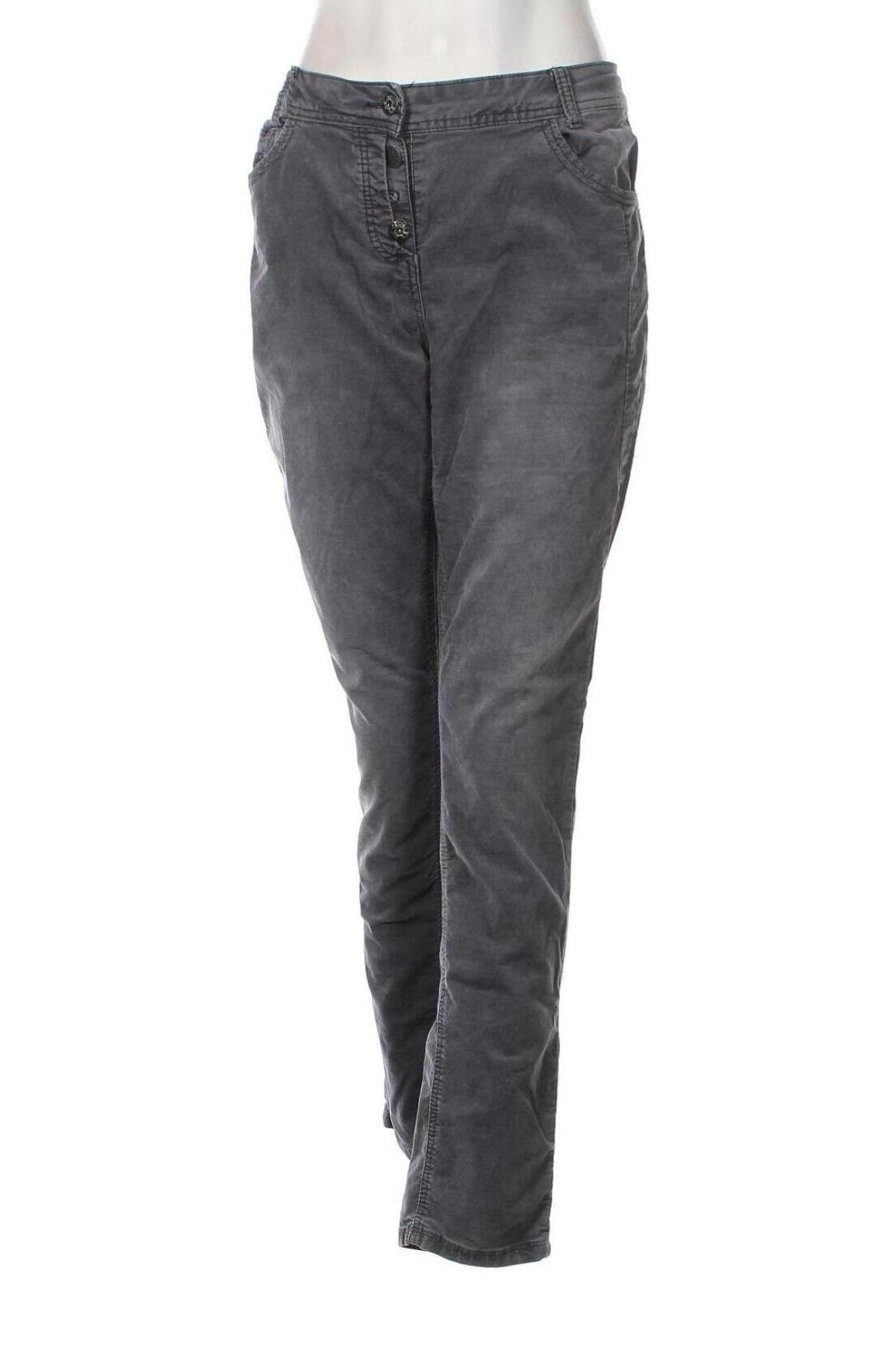 Damen Cordhose Cecil, Größe XL, Farbe Grau, Preis € 13,65