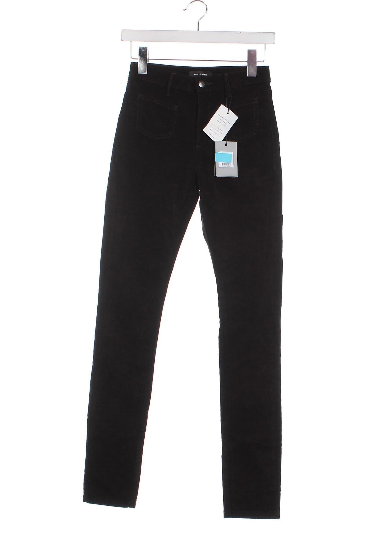 Pantaloni de velvet de femei Cop.copine, Mărime XS, Culoare Negru, Preț 61,99 Lei