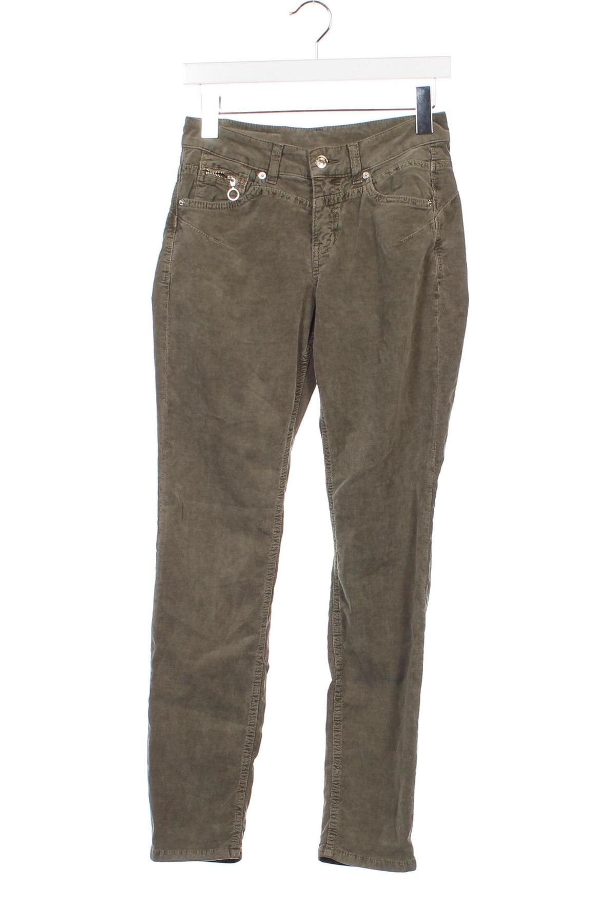 Pantaloni de velvet de femei Mac, Mărime XS, Culoare Verde, Preț 149,82 Lei