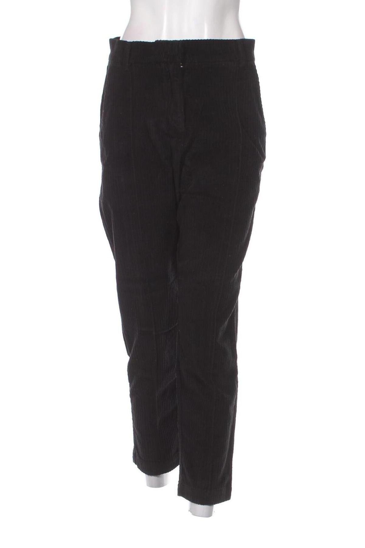 Γυναικείο κοτλέ παντελόνι United Colors Of Benetton, Μέγεθος S, Χρώμα Μαύρο, Τιμή 9,59 €