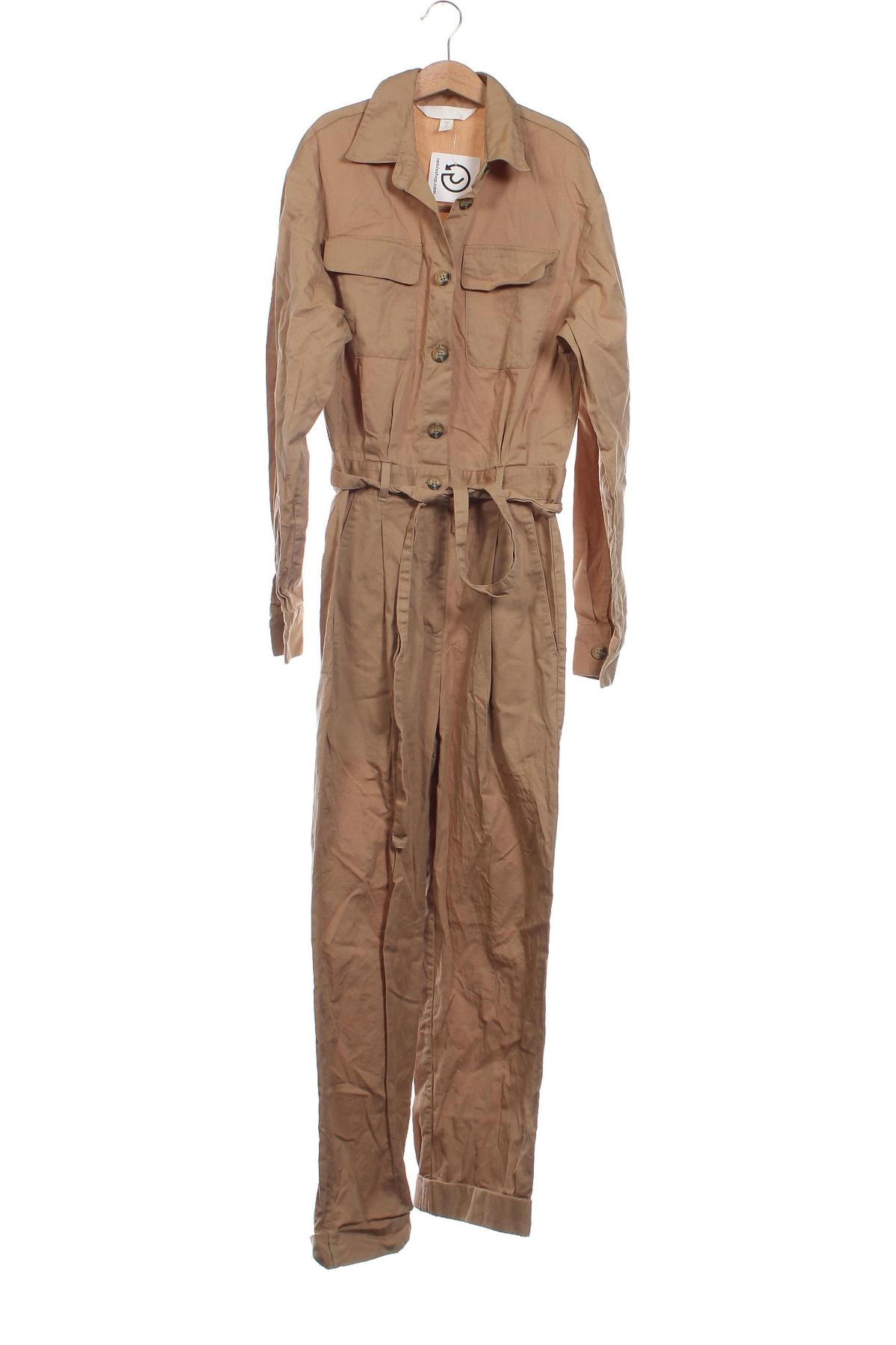 Damen Overall H&M, Größe XS, Farbe Beige, Preis 20,00 €