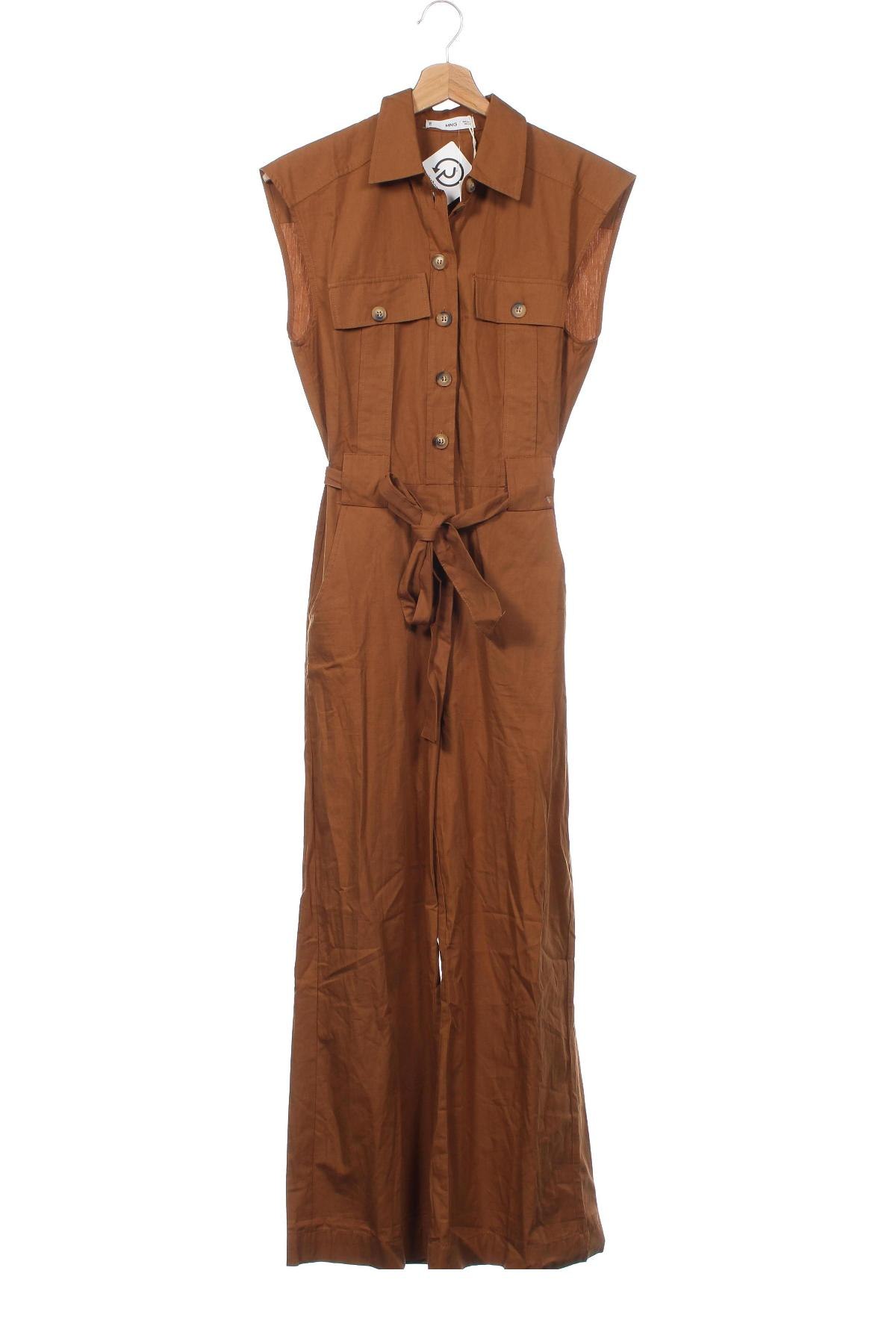 Damen Overall Mango, Größe XS, Farbe Beige, Preis € 47,94