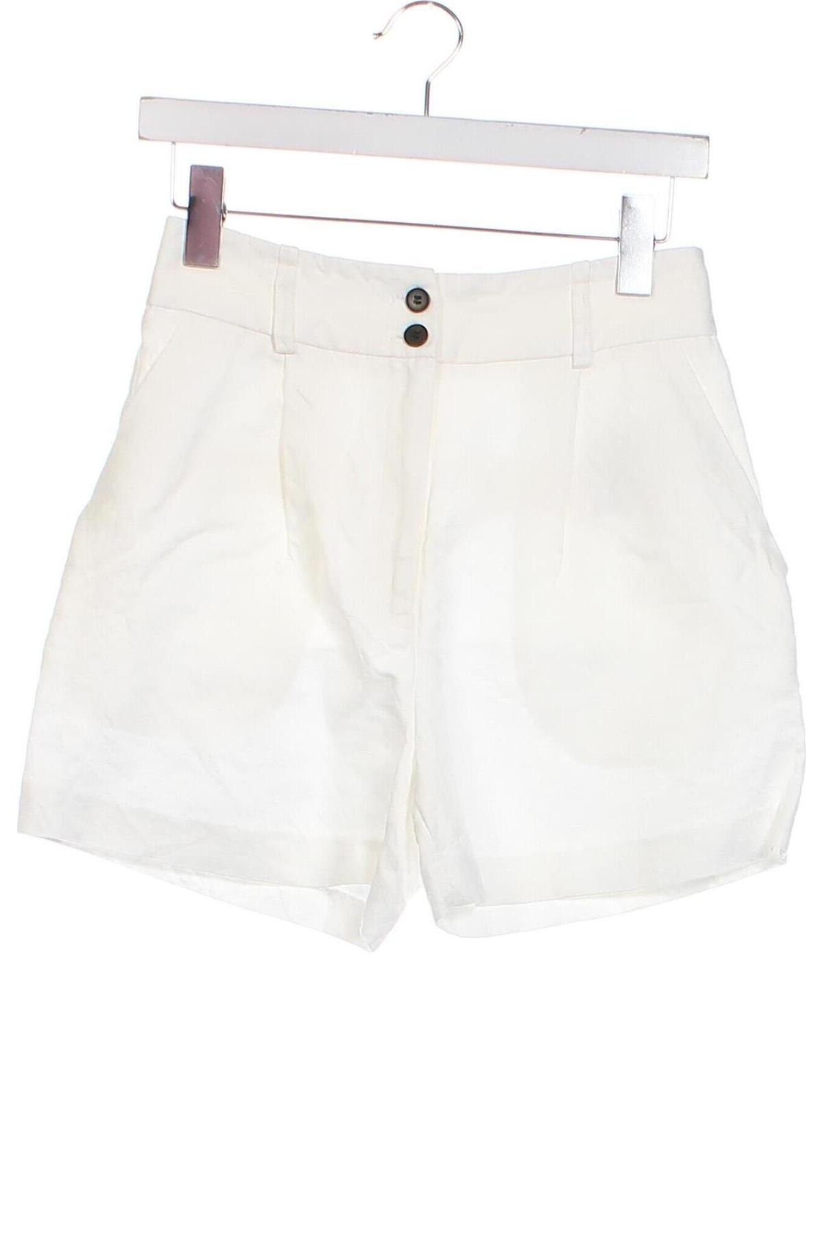 Γυναικείο κοντό παντελόνι, Μέγεθος XS, Χρώμα Λευκό, Τιμή 5,77 €